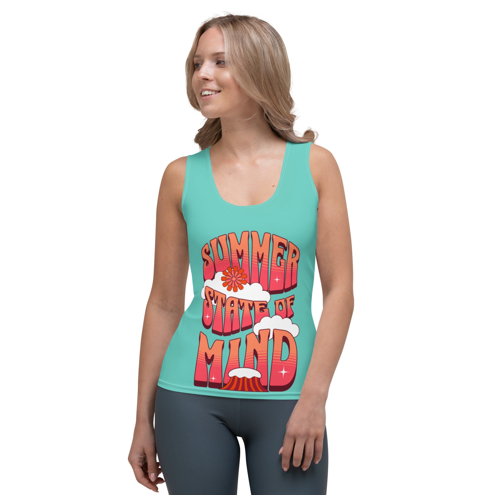 Summer Dream'n (Teal) Tank Top Tank Top Pa'akai & Kukui