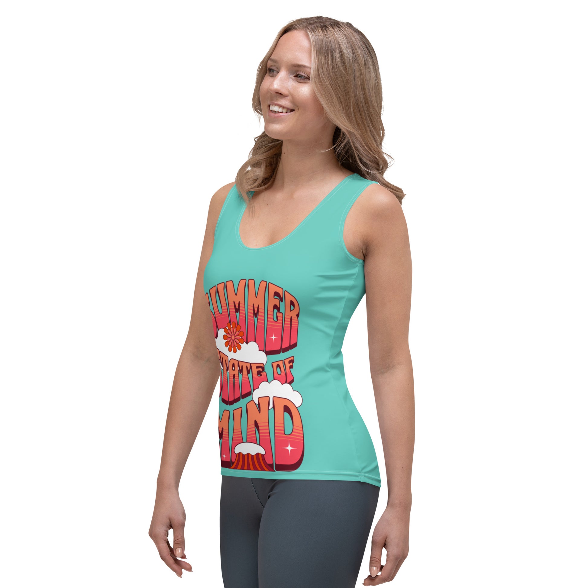 Summer Dream'n (Teal) Tank Top Tank Top Pa'akai & Kukui