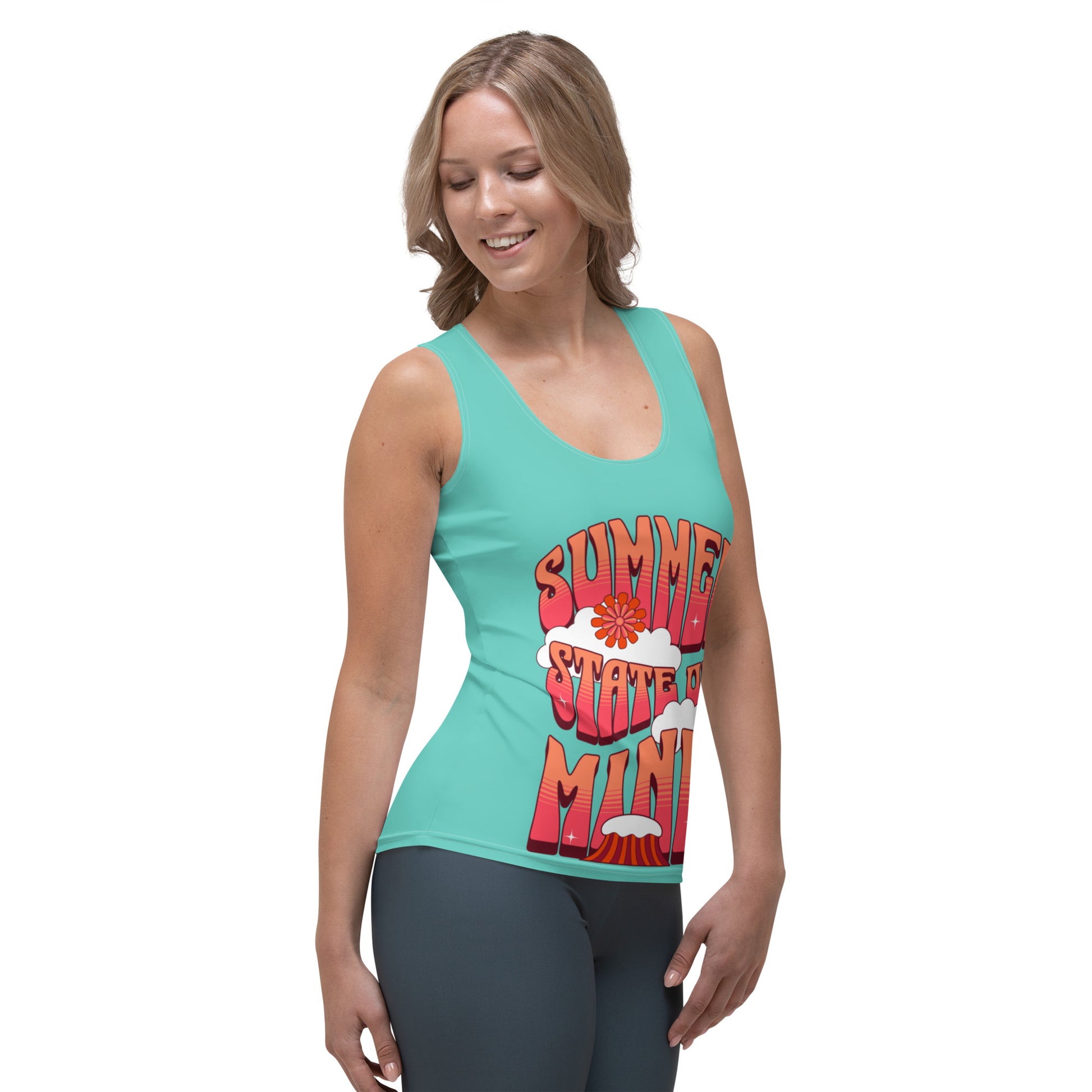 Summer Dream'n (Teal) Tank Top Tank Top Pa'akai & Kukui