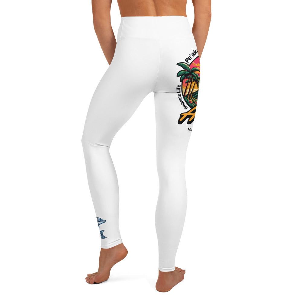 Aloha Vibes Yoga Leggings Yoga Leggings Pa'akai & Kukui