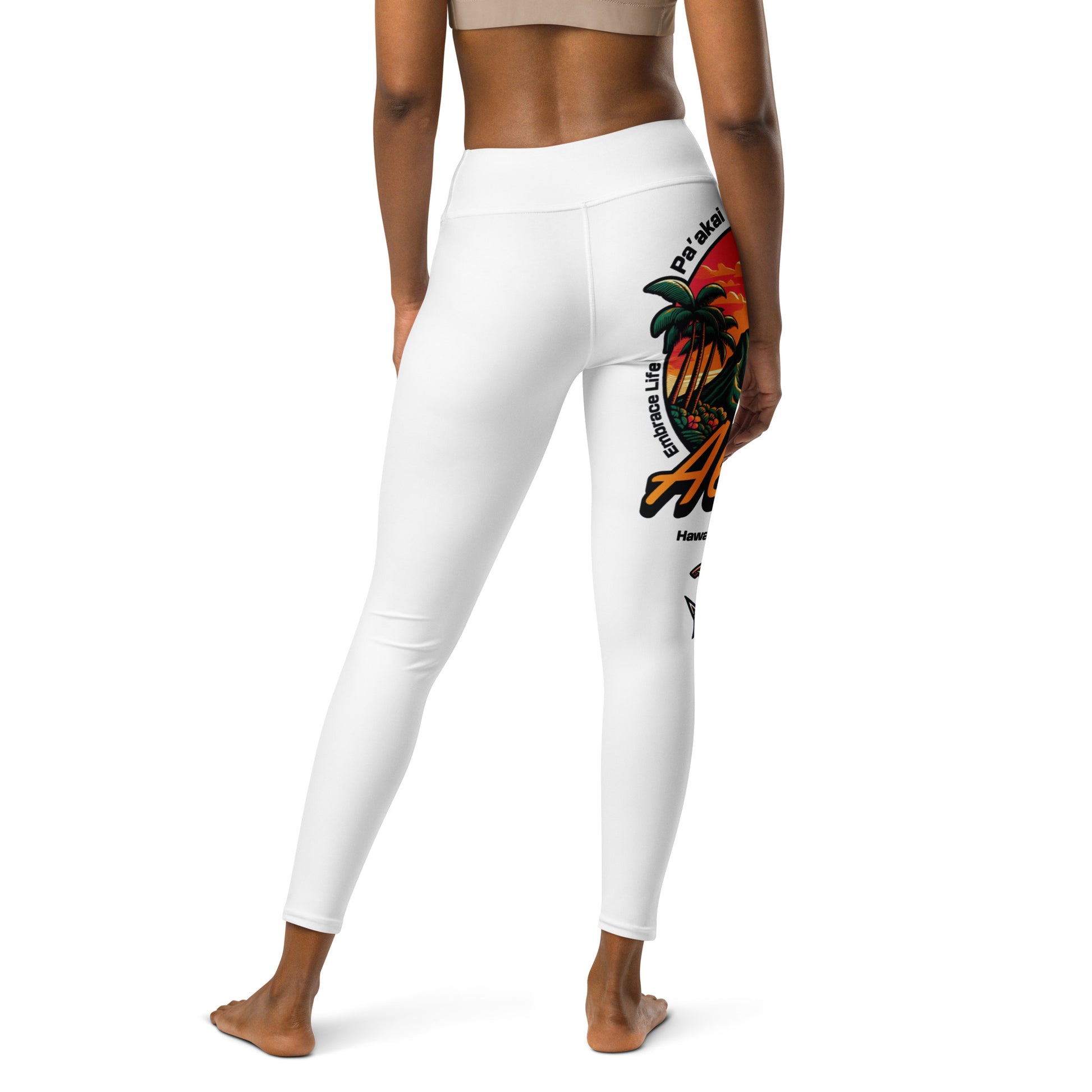 Aloha Vibes Yoga Leggings Yoga Leggings Pa'akai & Kukui