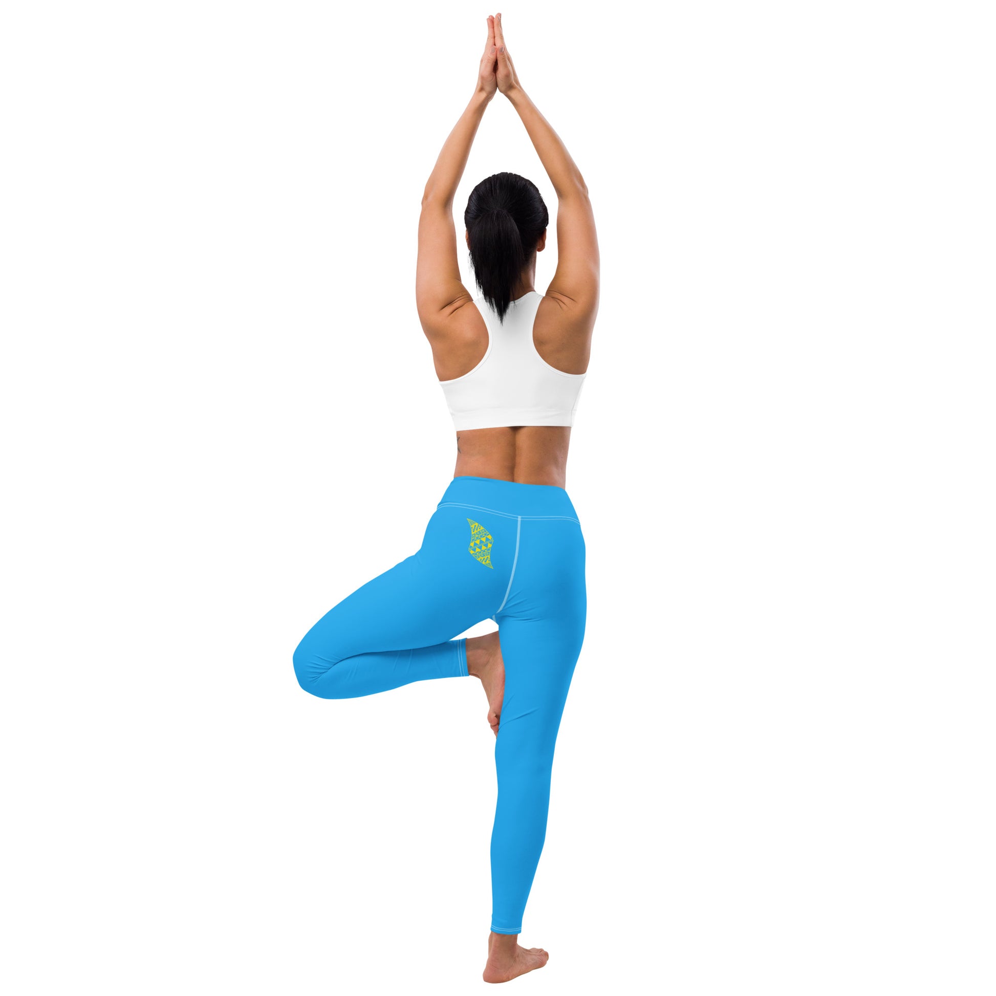 Tribal Shark Yoga Leggings Yoga Leggings Pa'akai & Kukui