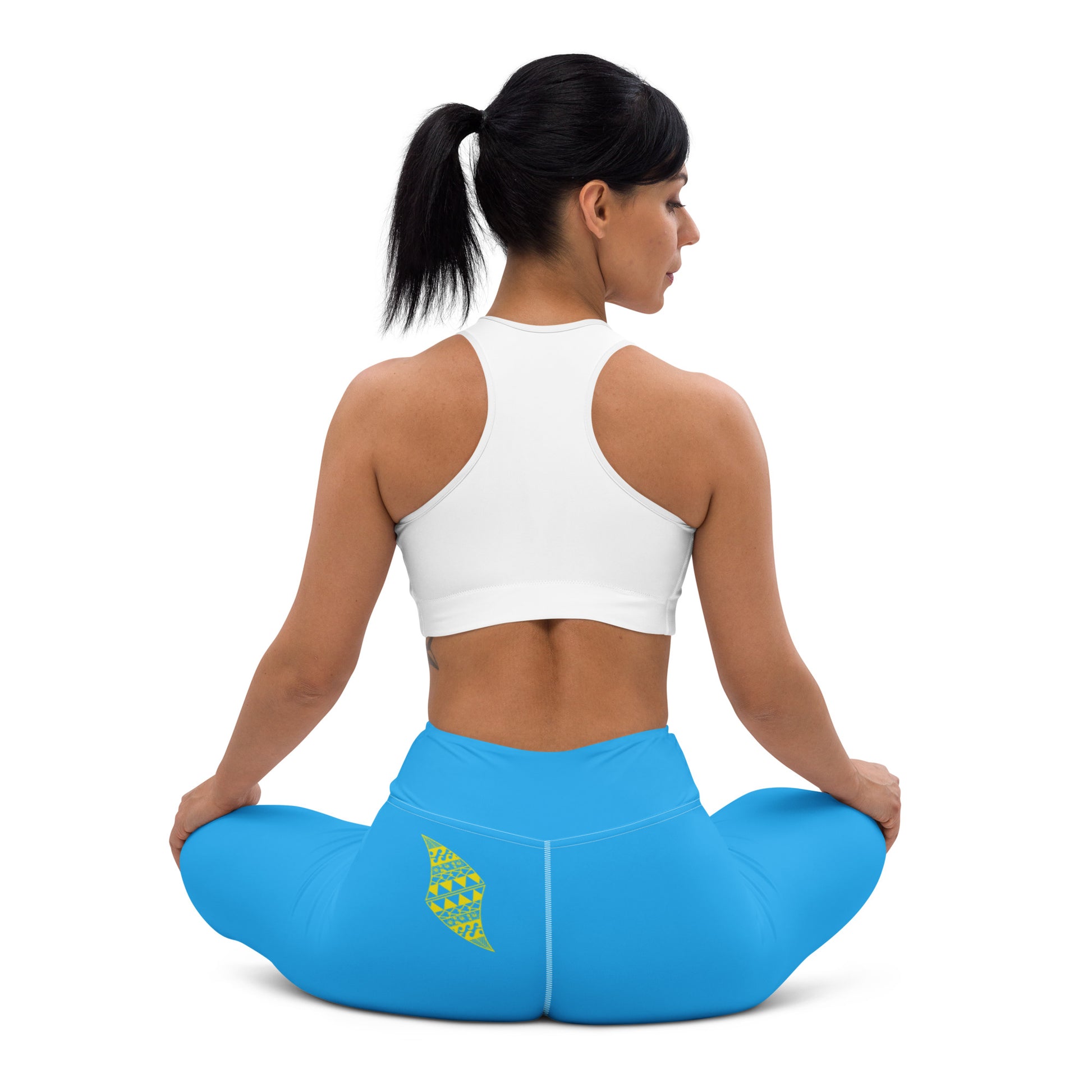 Tribal Shark Yoga Leggings Yoga Leggings Pa'akai & Kukui