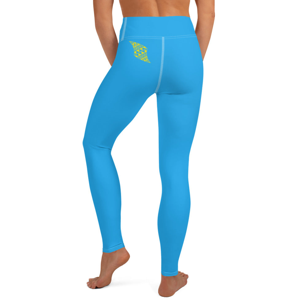 Tribal Shark Yoga Leggings Yoga Leggings Pa'akai & Kukui