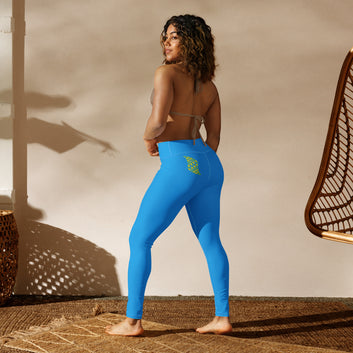 Tribal Shark Yoga Leggings