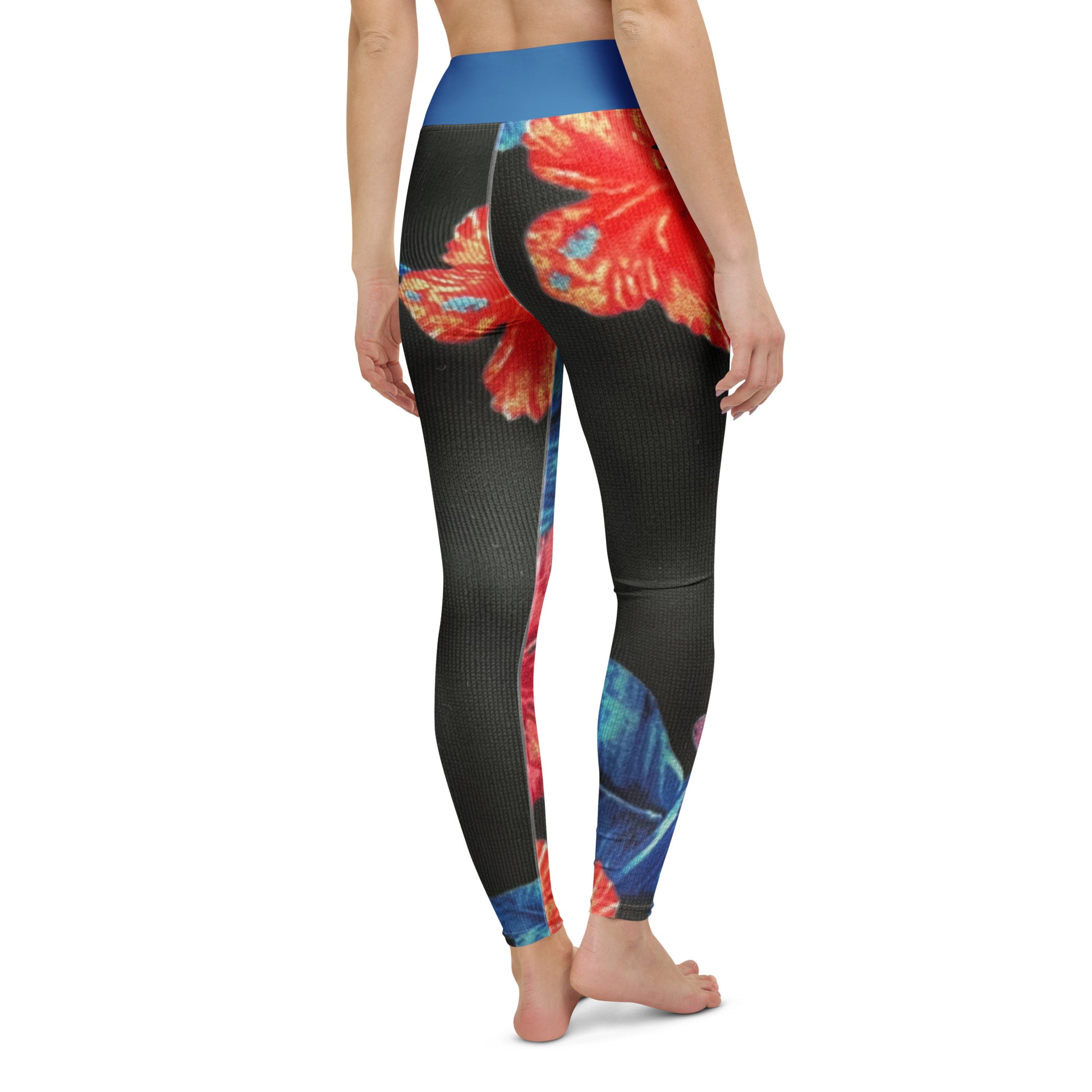 Ho'ōla (To Give Life, To Heal, To Revive) Floral Yoga Leggings Yoga Leggings Pa'akai & Kukui