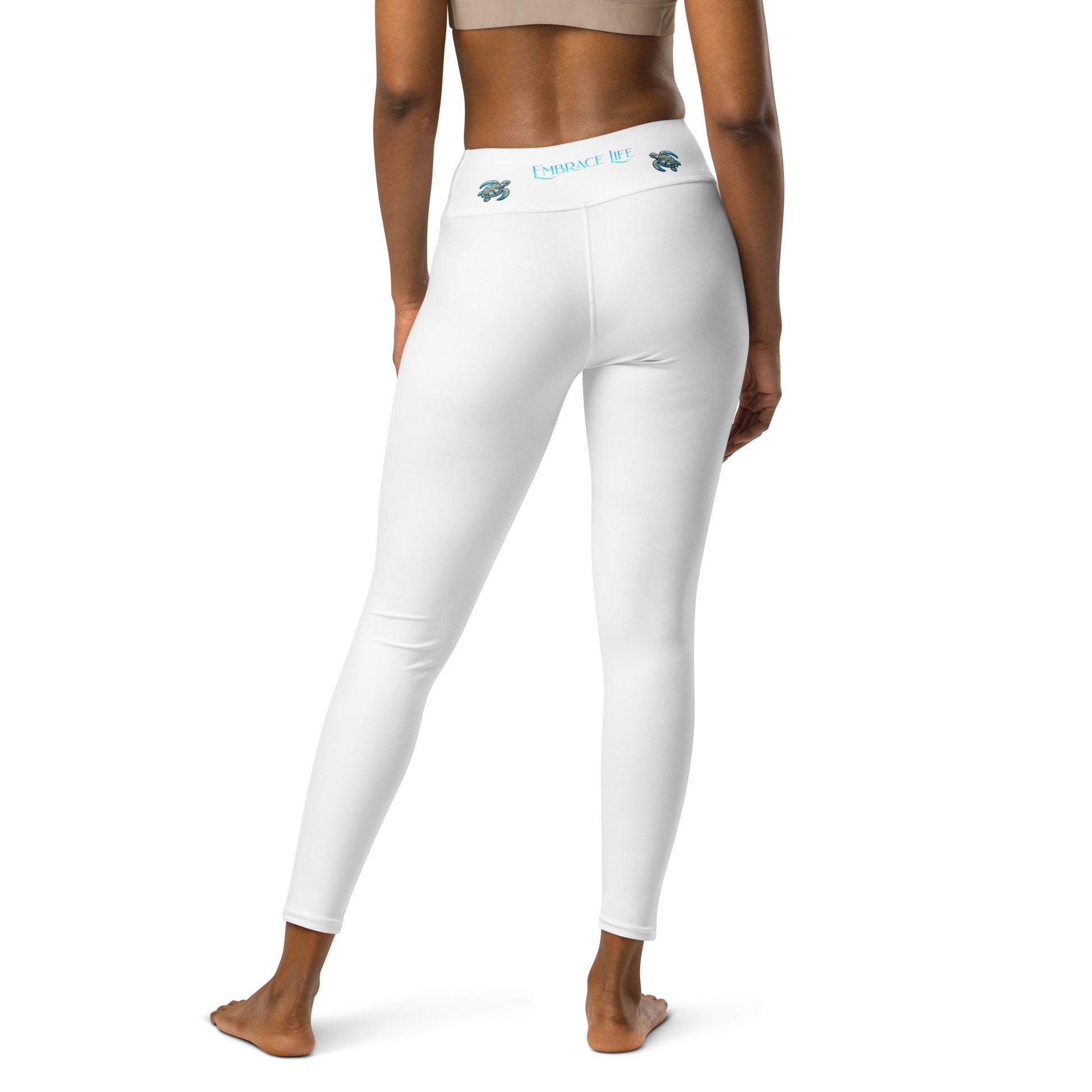 Tribal Sea Turtle Yoga Leggings Yoga Leggings Pa'akai & Kukui