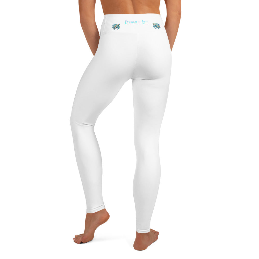 Tribal Sea Turtle Yoga Leggings Yoga Leggings Pa'akai & Kukui