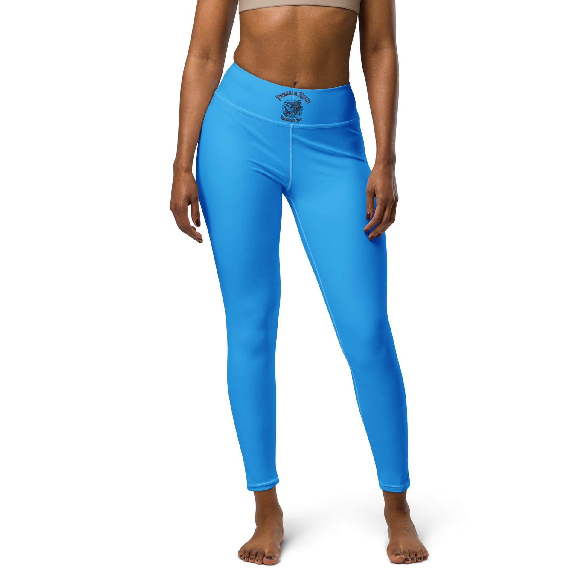 Tribal Shark Yoga Leggings Yoga Leggings Pa'akai & Kukui