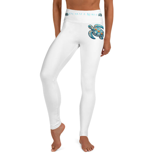 Tribal Sea Turtle Yoga Leggings