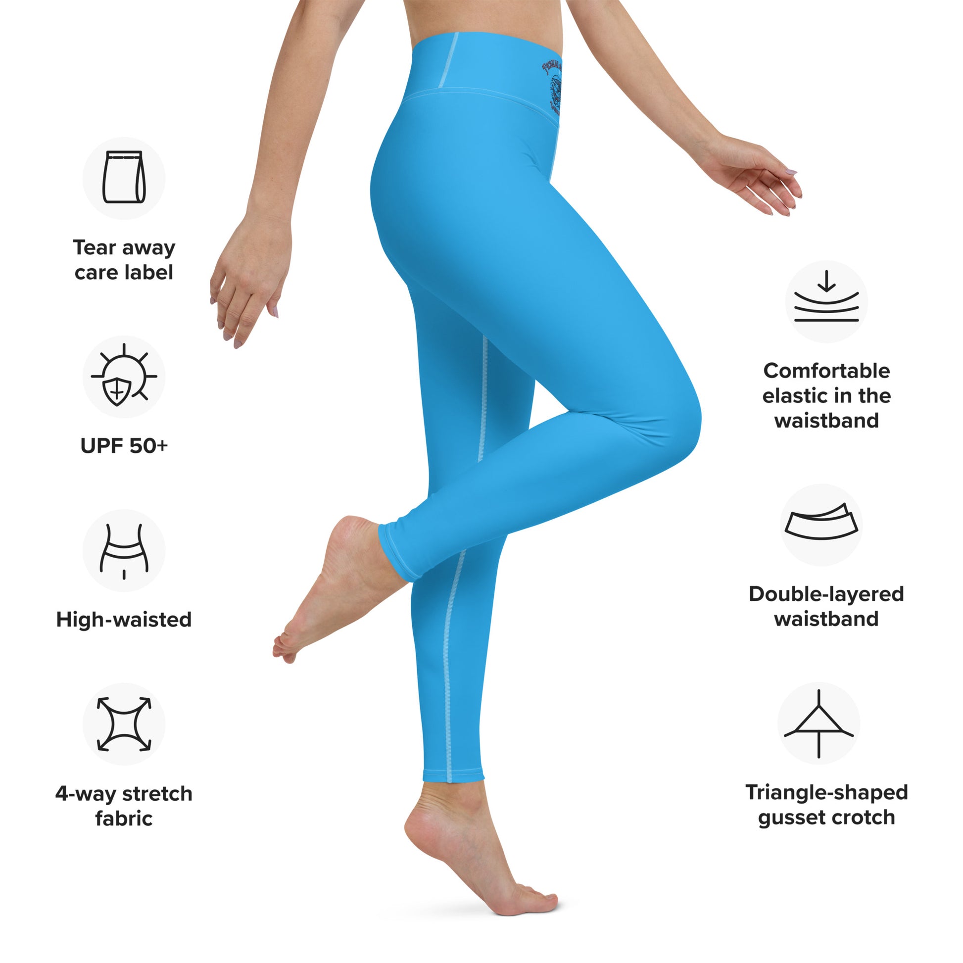Tribal Shark Yoga Leggings Yoga Leggings Pa'akai & Kukui