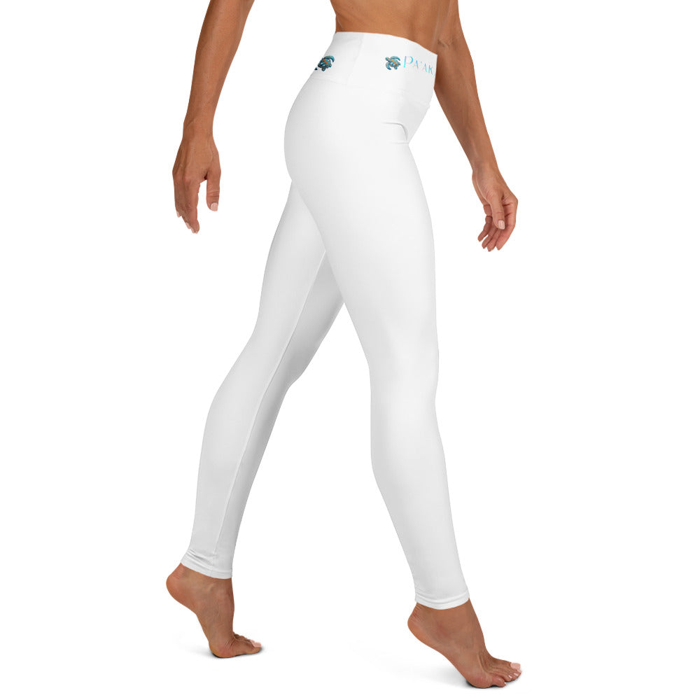 Tribal Sea Turtle Yoga Leggings Yoga Leggings Pa'akai & Kukui