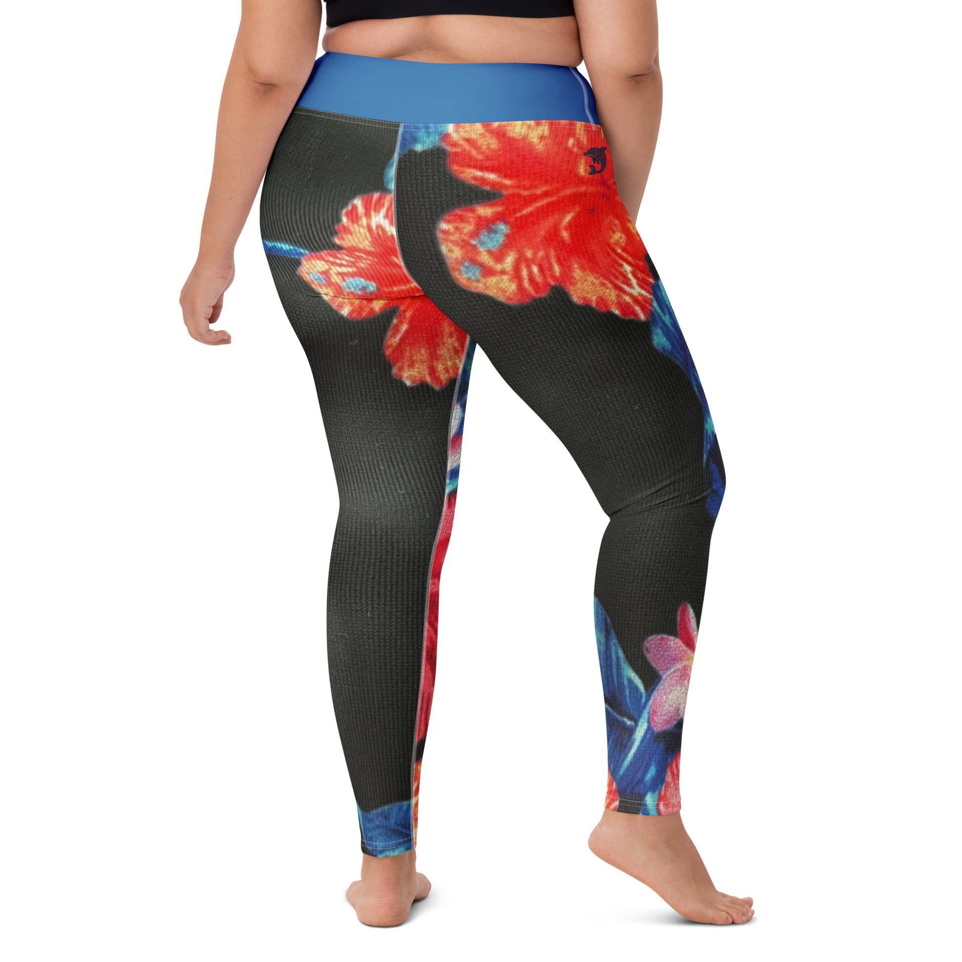 Ho'ōla (To Give Life, To Heal, To Revive) Floral Yoga Leggings Yoga Leggings Pa'akai & Kukui