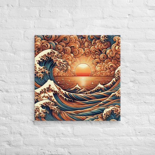 Japanese Wave Art Canvas