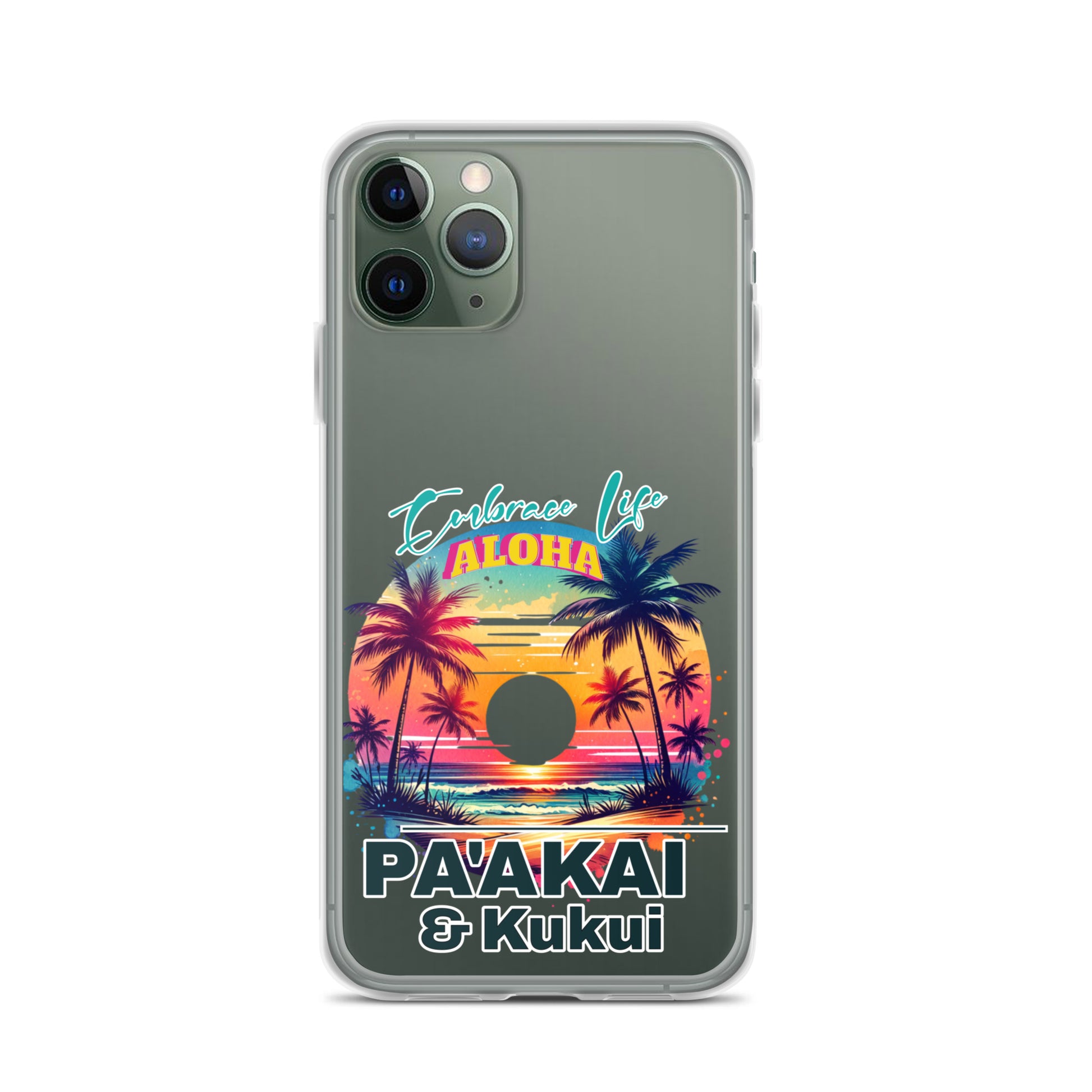 Aloha Style Clear Case for iPhone® iPhone Case Pa'akai & Kukui iPhone 11 Pro