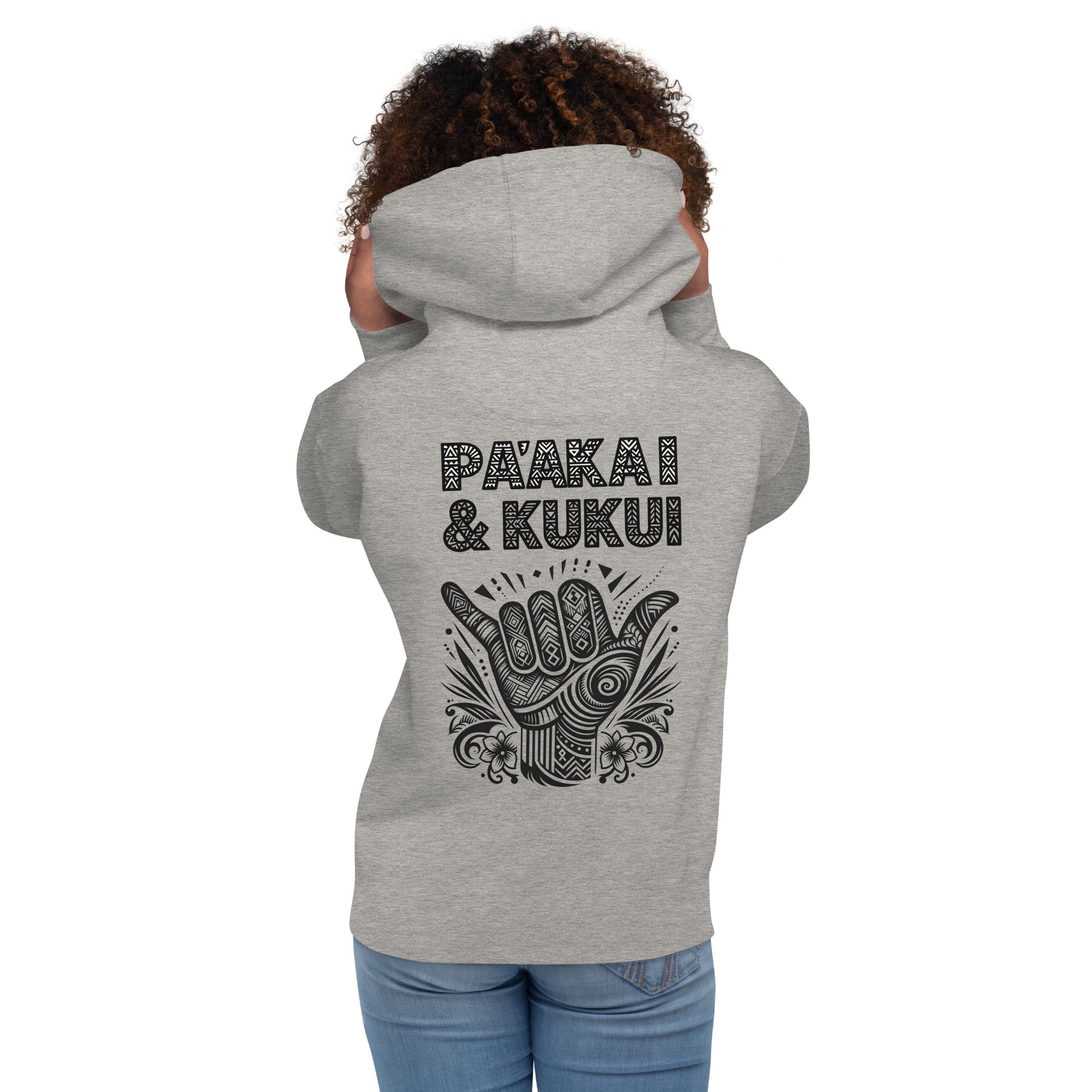 Tribal Shaka Hoodie Pullover Hoodie Pa'akai & Kukui