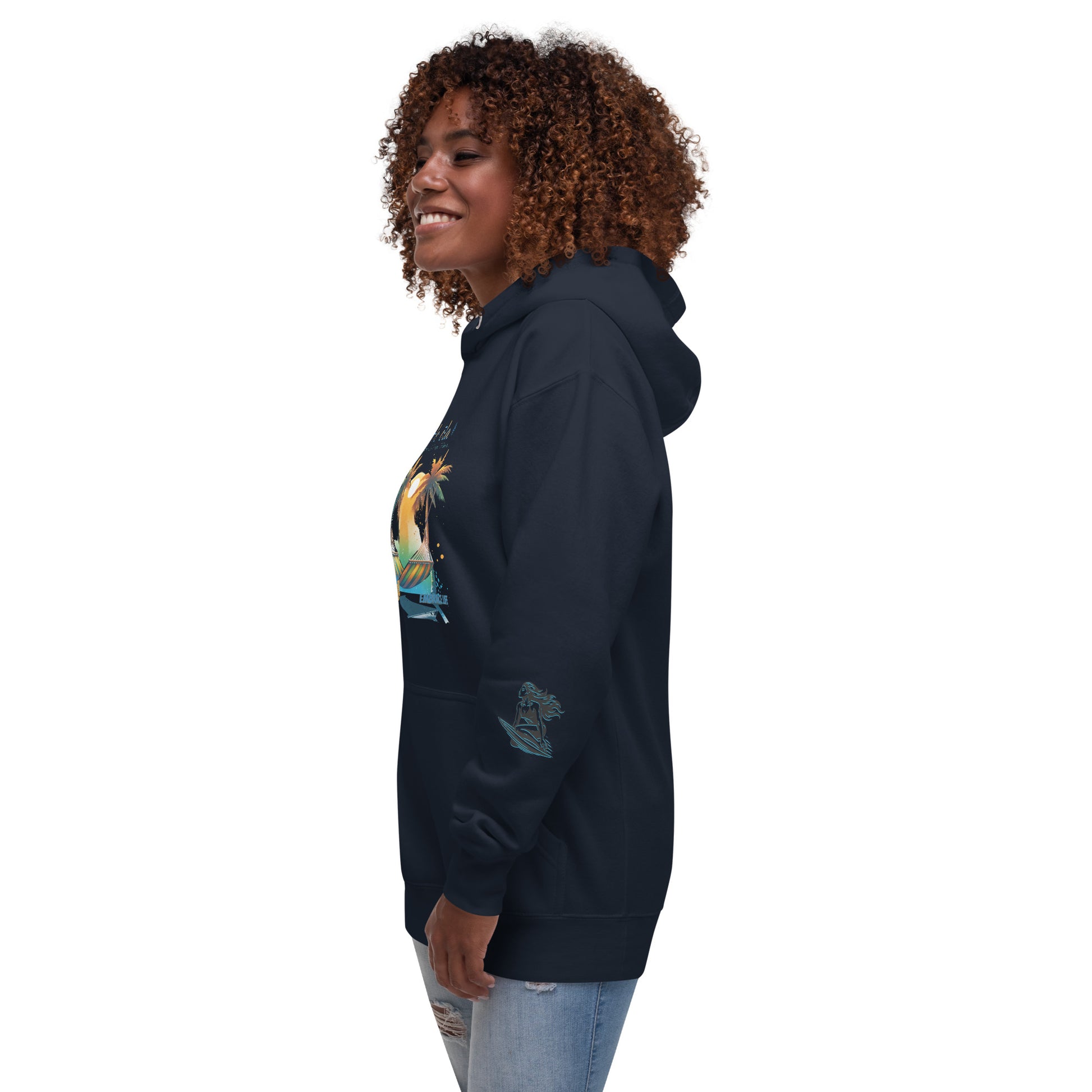 Ke Ola Kahakai Hoodie Pullover Hoodie Pa'akai & Kukui