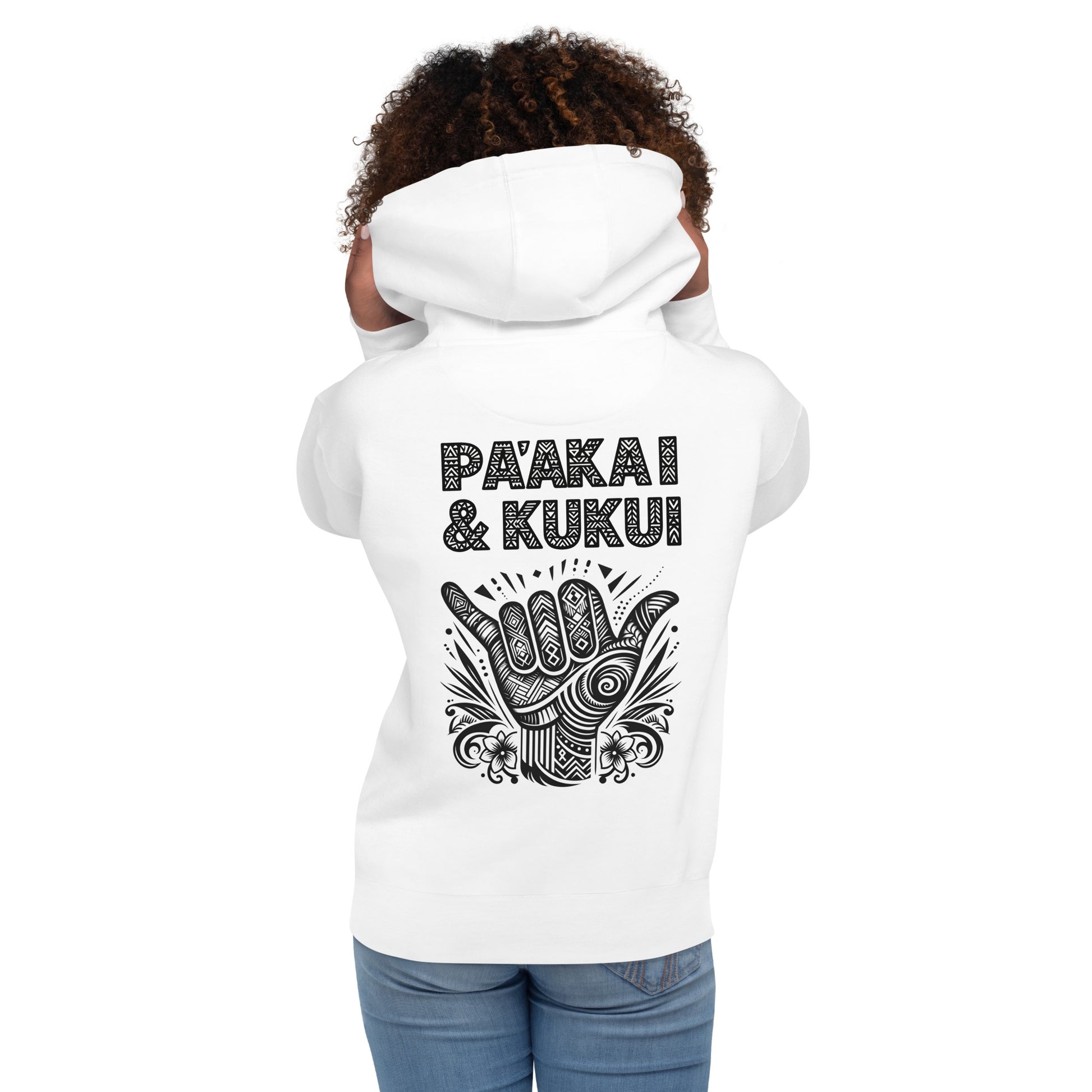 Tribal Shaka Hoodie Pullover Hoodie Pa'akai & Kukui
