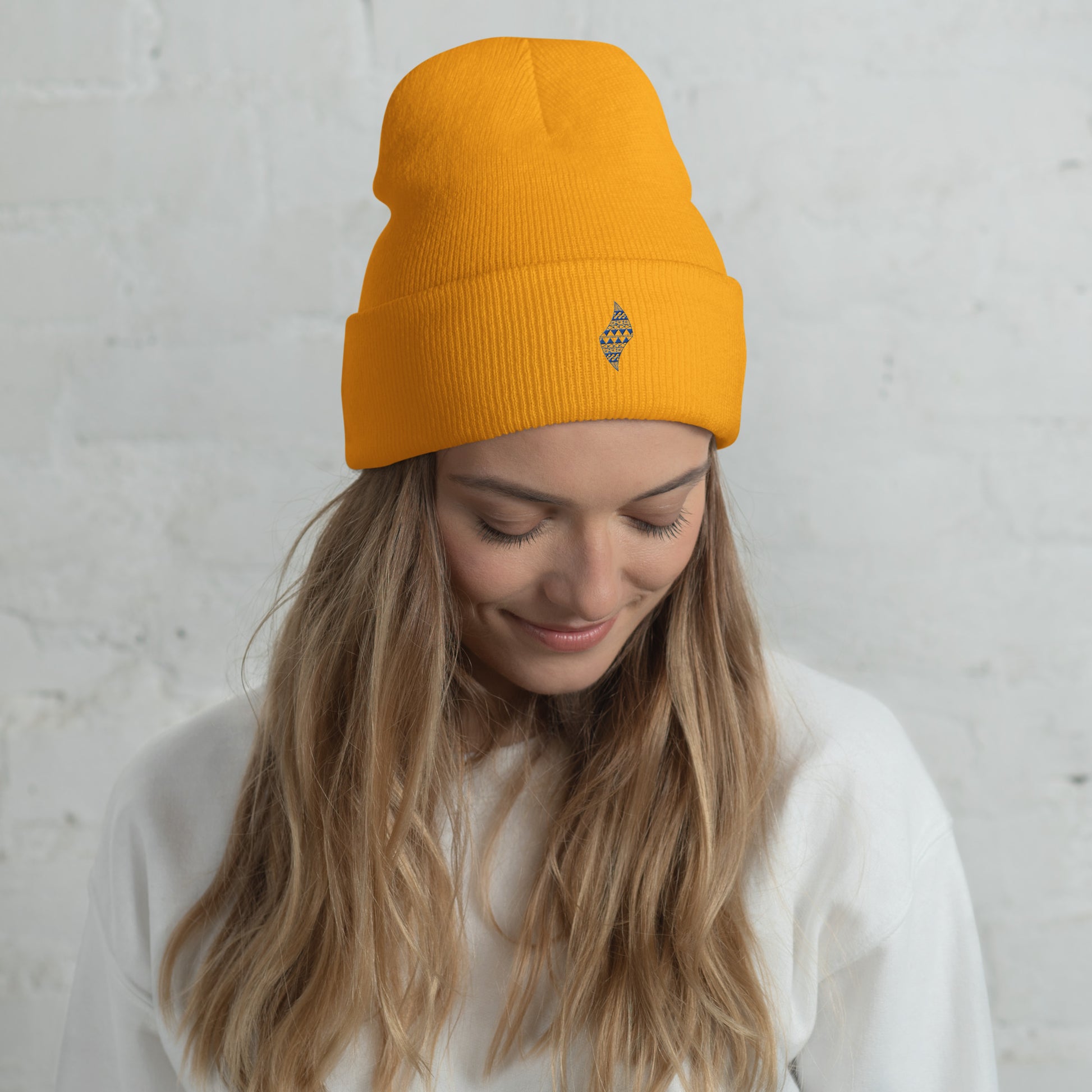 Pa'akai & Kukui Logo Cuffed Beanie Beanie Pa'akai & Kukui Gold
