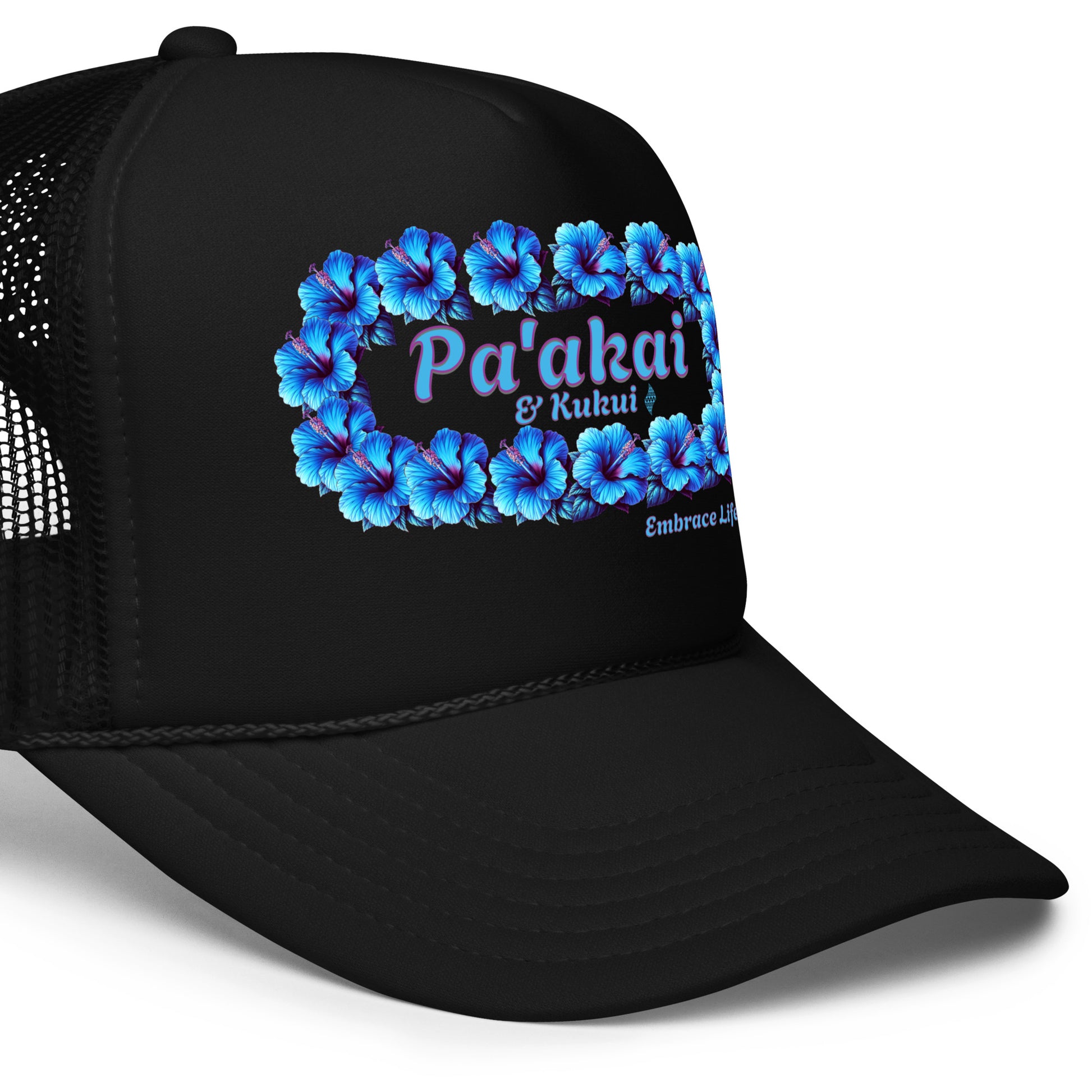 Pua aloalo trucker hat Trucker Hat Pa'akai & Kukui
