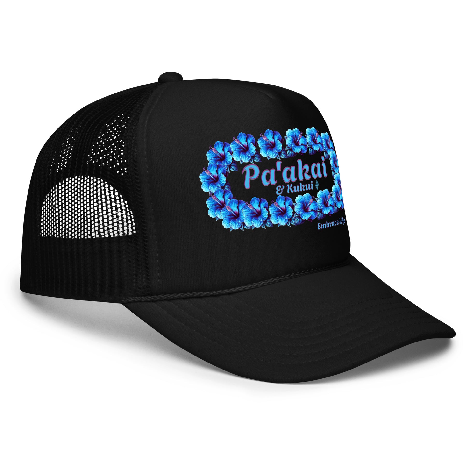 Pua aloalo trucker hat Trucker Hat Pa'akai & Kukui