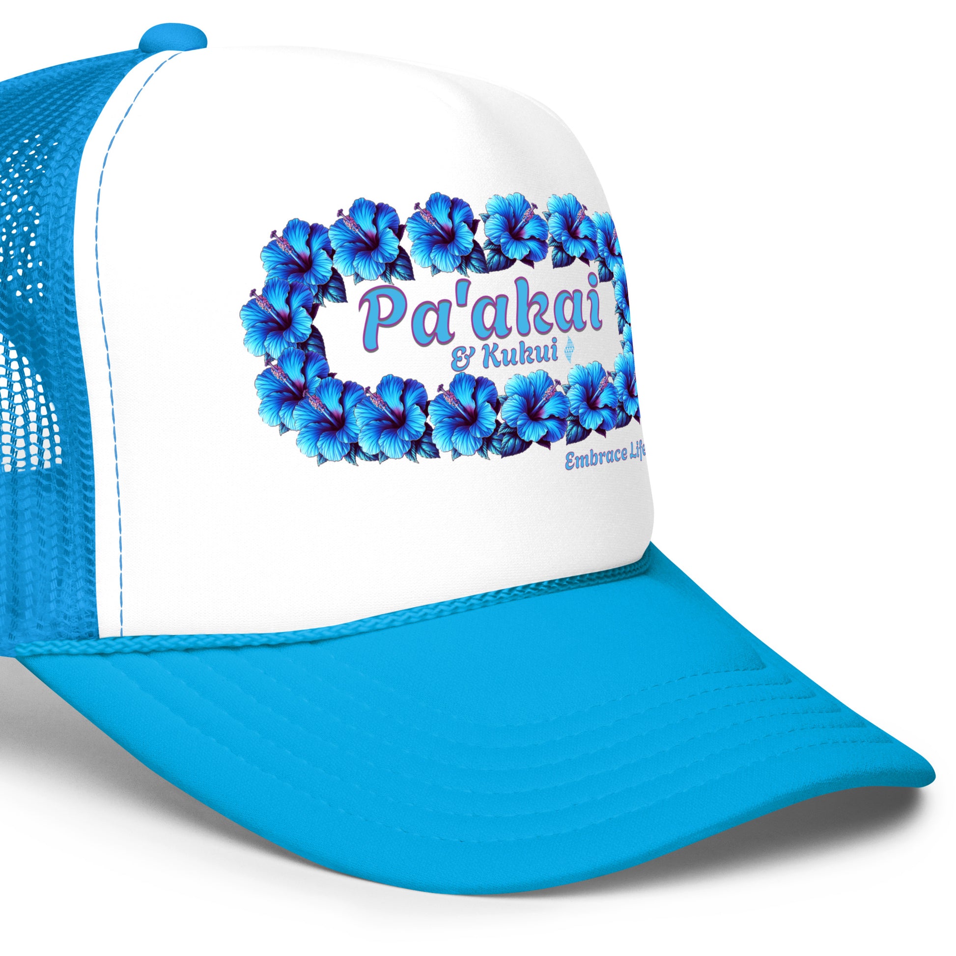 Pua aloalo trucker hat Trucker Hat Pa'akai & Kukui