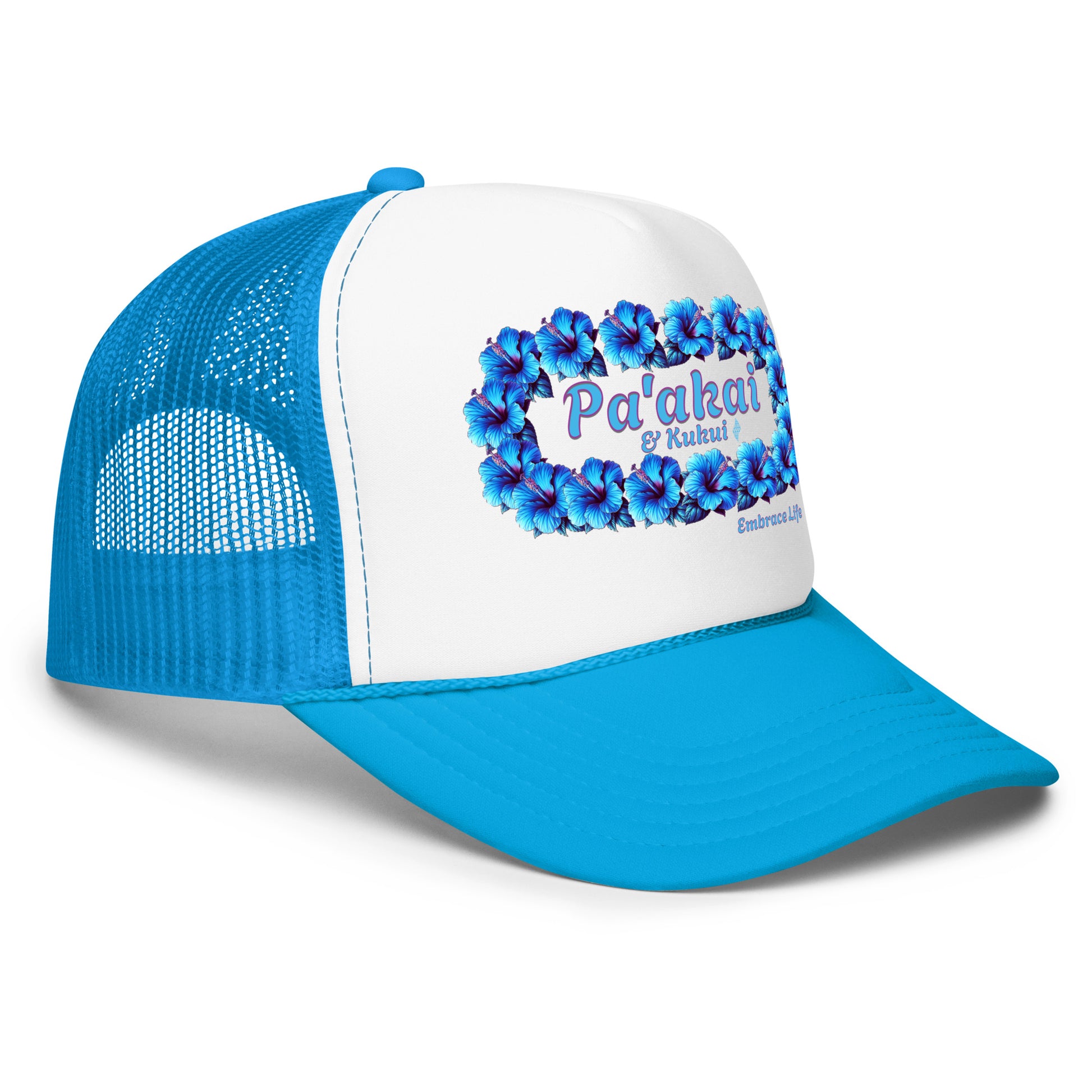 Pua aloalo trucker hat Trucker Hat Pa'akai & Kukui