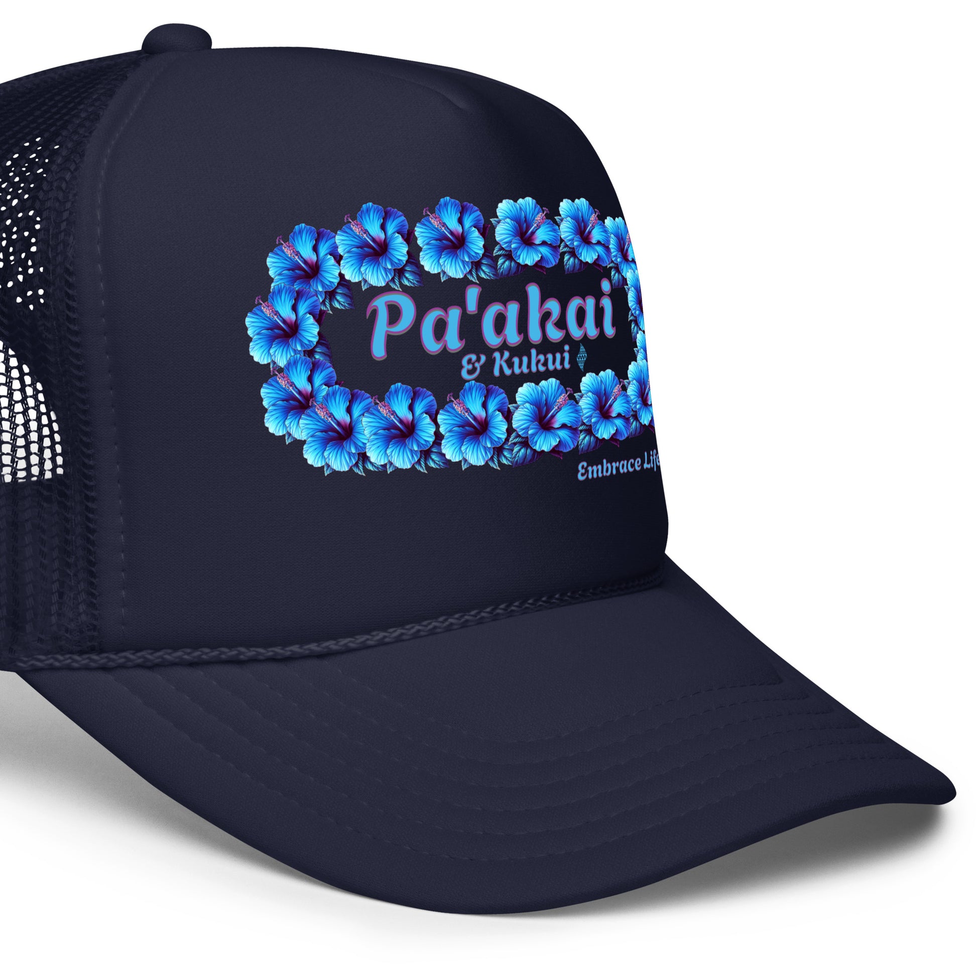 Pua aloalo trucker hat Trucker Hat Pa'akai & Kukui