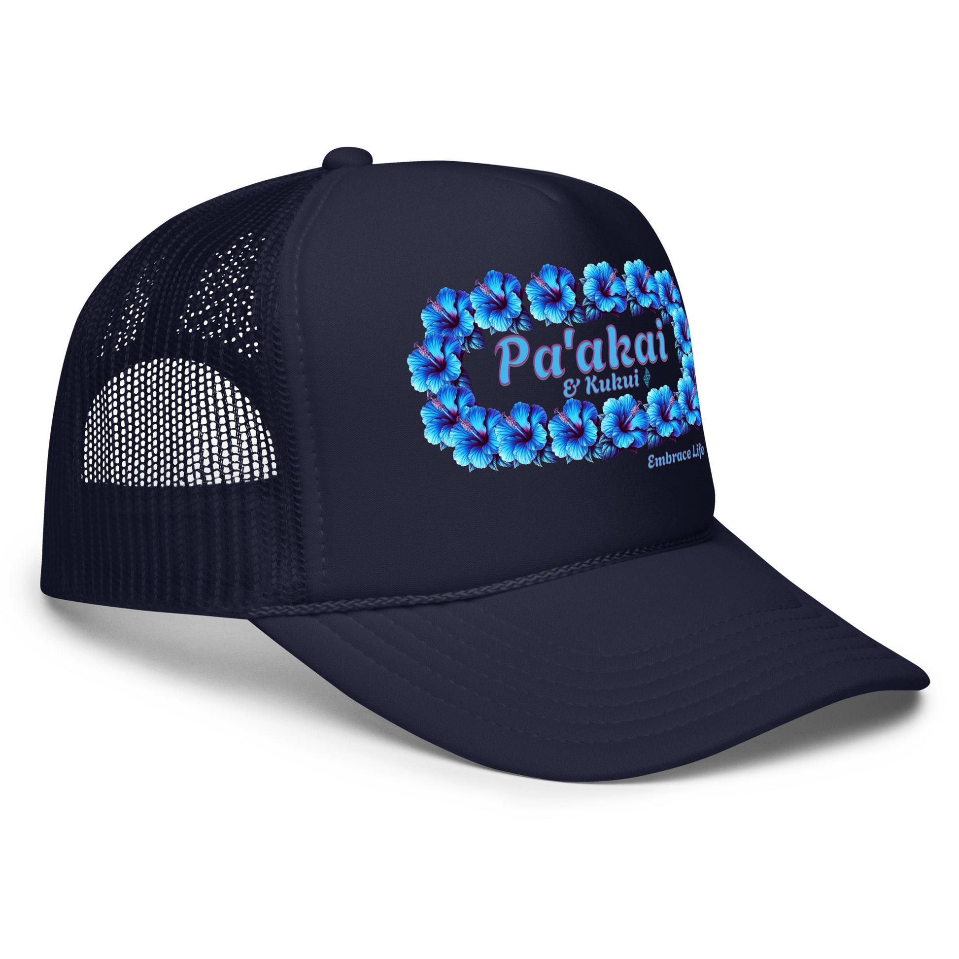 Pua aloalo trucker hat Trucker Hat Pa'akai & Kukui