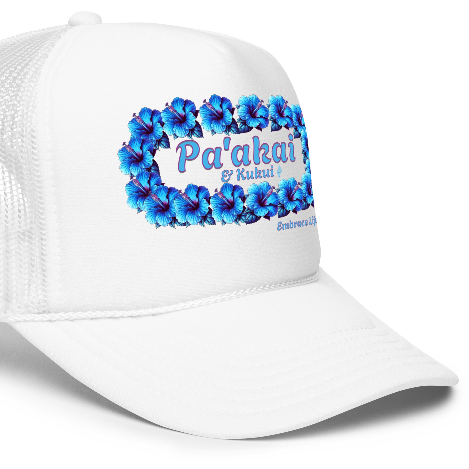 Pua aloalo trucker hat Trucker Hat Pa'akai & Kukui