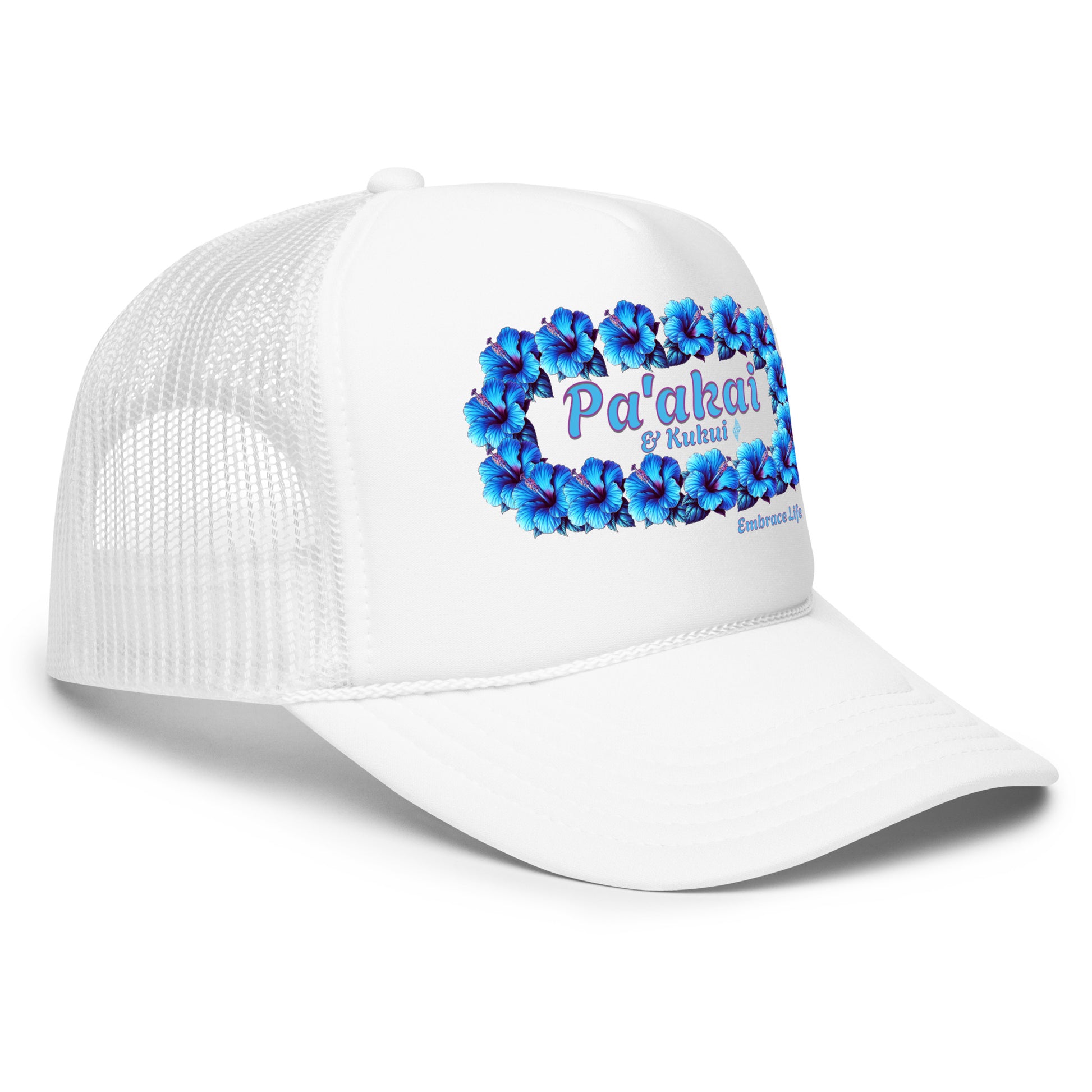 Pua aloalo trucker hat Trucker Hat Pa'akai & Kukui