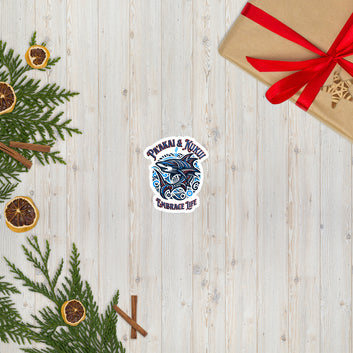Tribal Shark Bubble-free stickers