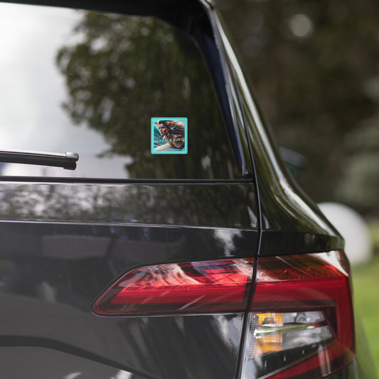 Hawaiian Surfer Chic Bubble-free stickers