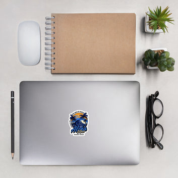 Aloha Vibes (Blue) Bubble-free stickers