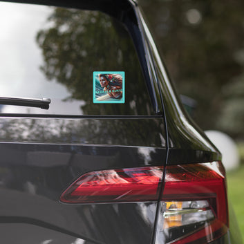 Hawaiian Surfer Chic Bubble-free stickers