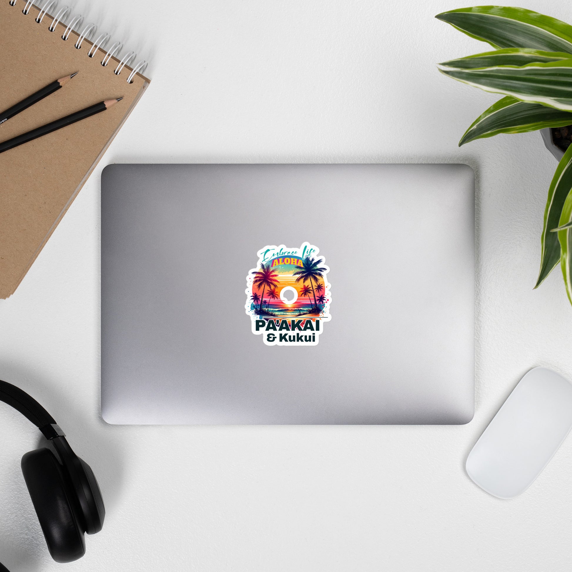 Aloha Style stickers Sticker Pa'akai & Kukui 4″×4″