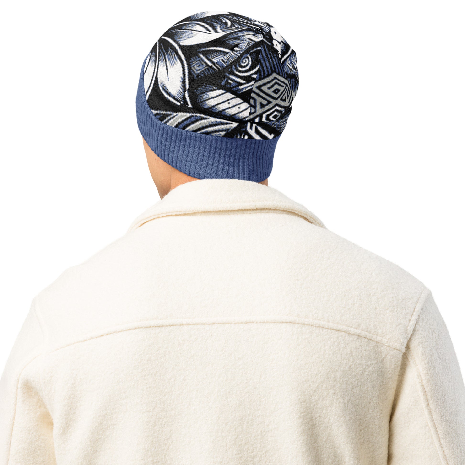 Pua 'Uli'uli Knitted beanie Beanie Pa'akai & Kukui