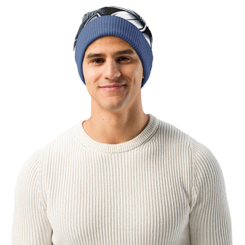 Pua 'Uli'uli Knitted beanie Beanie Pa'akai & Kukui