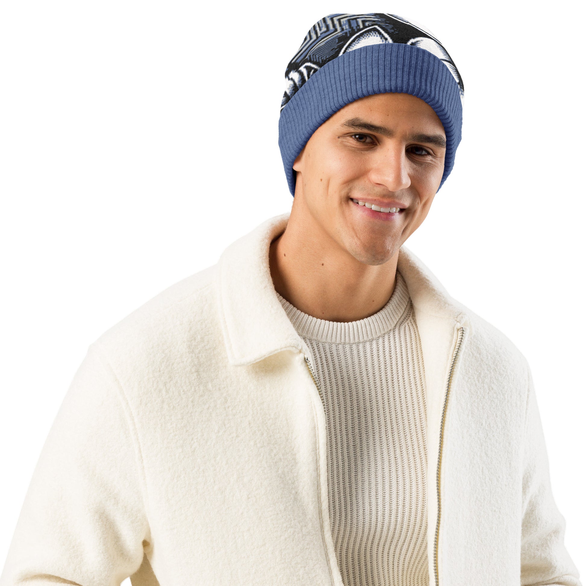 Pua 'Uli'uli Knitted beanie Beanie Pa'akai & Kukui