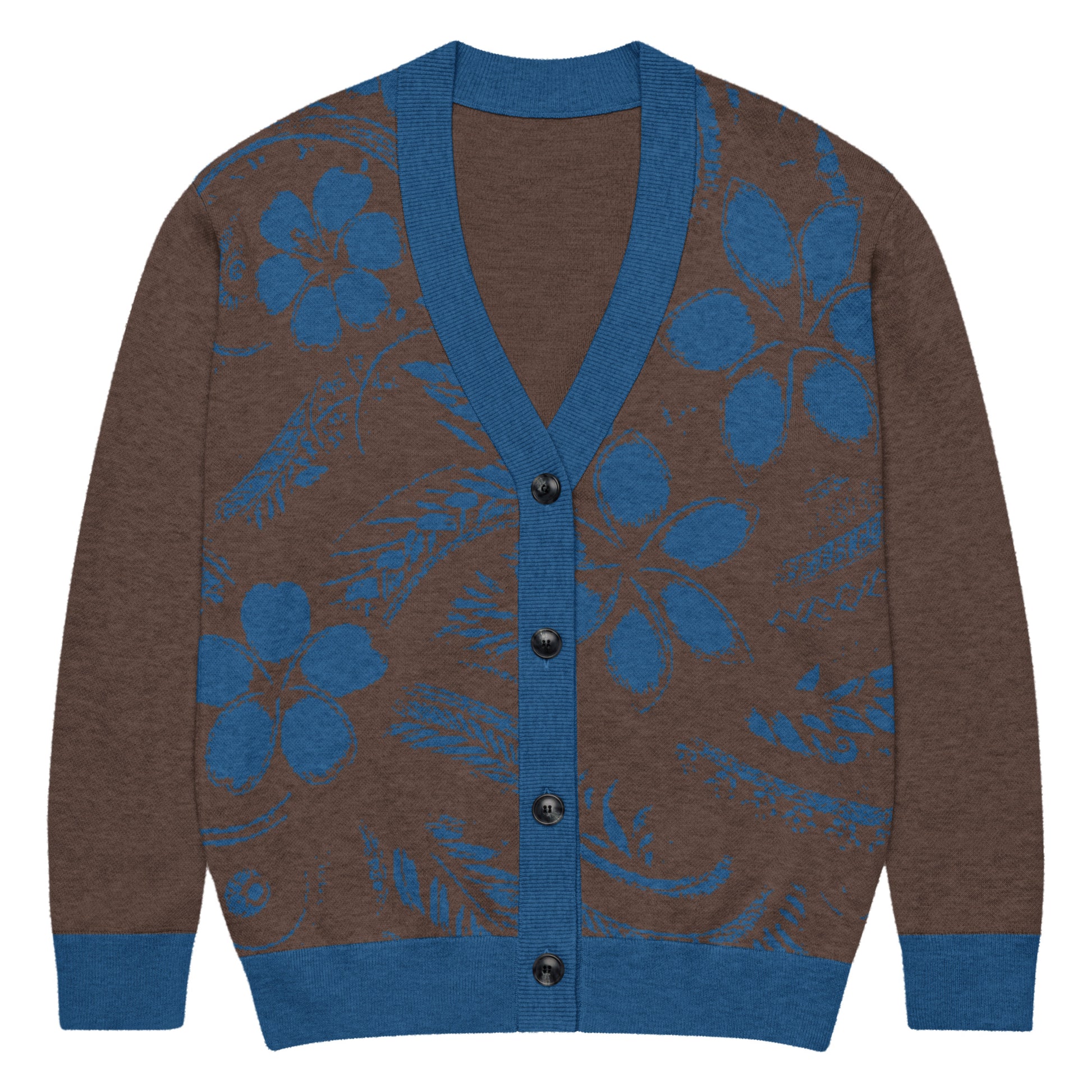 Pua Uliuli Knitted cardigan Cardigan Pa'akai & Kukui L
