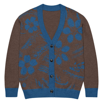 Pua Uliuli Knitted cardigan Cardigan Pa'akai & Kukui S