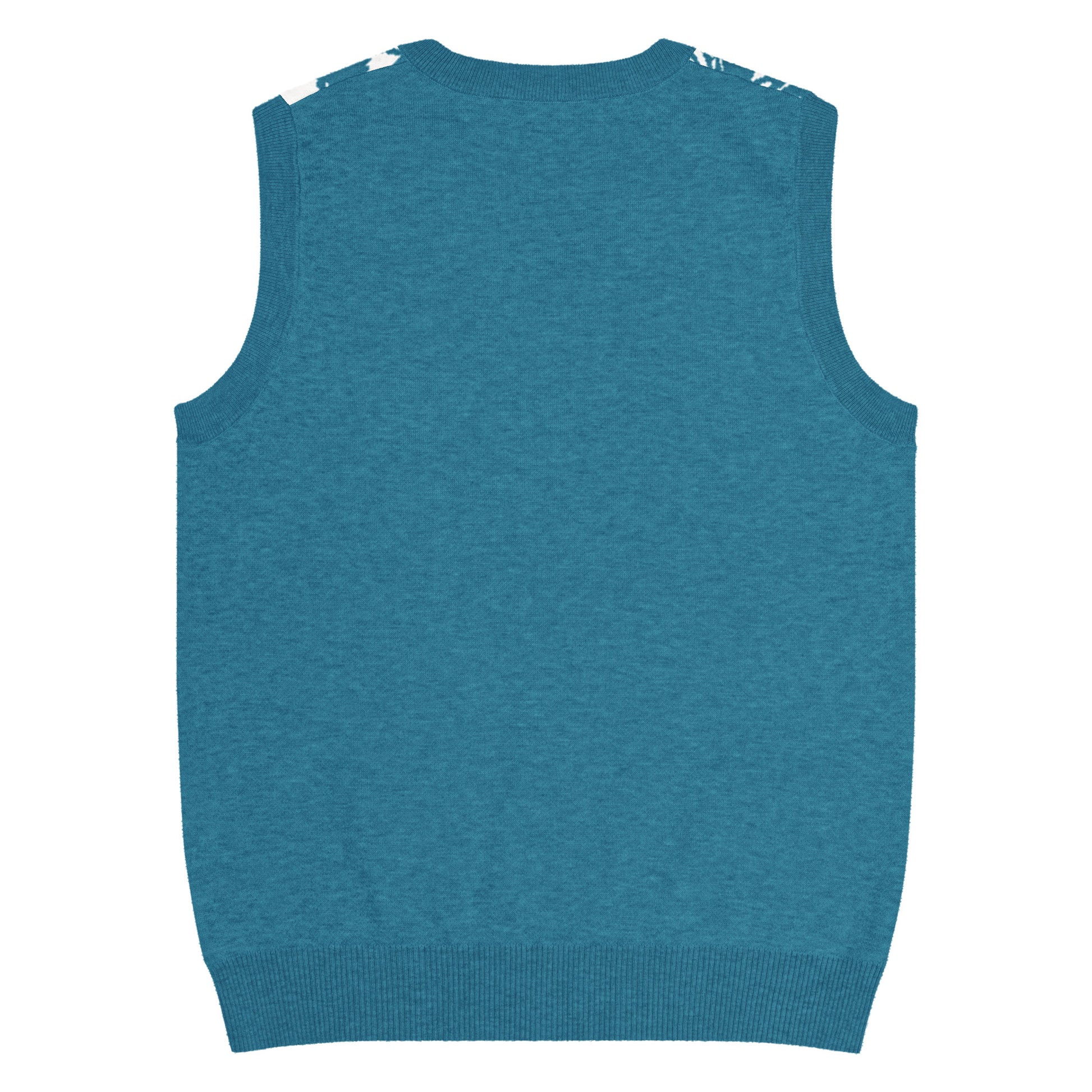 Loke Keʻokeʻo Knit V-neck vest Knitted V-Neck Vest Pa'akai & Kukui