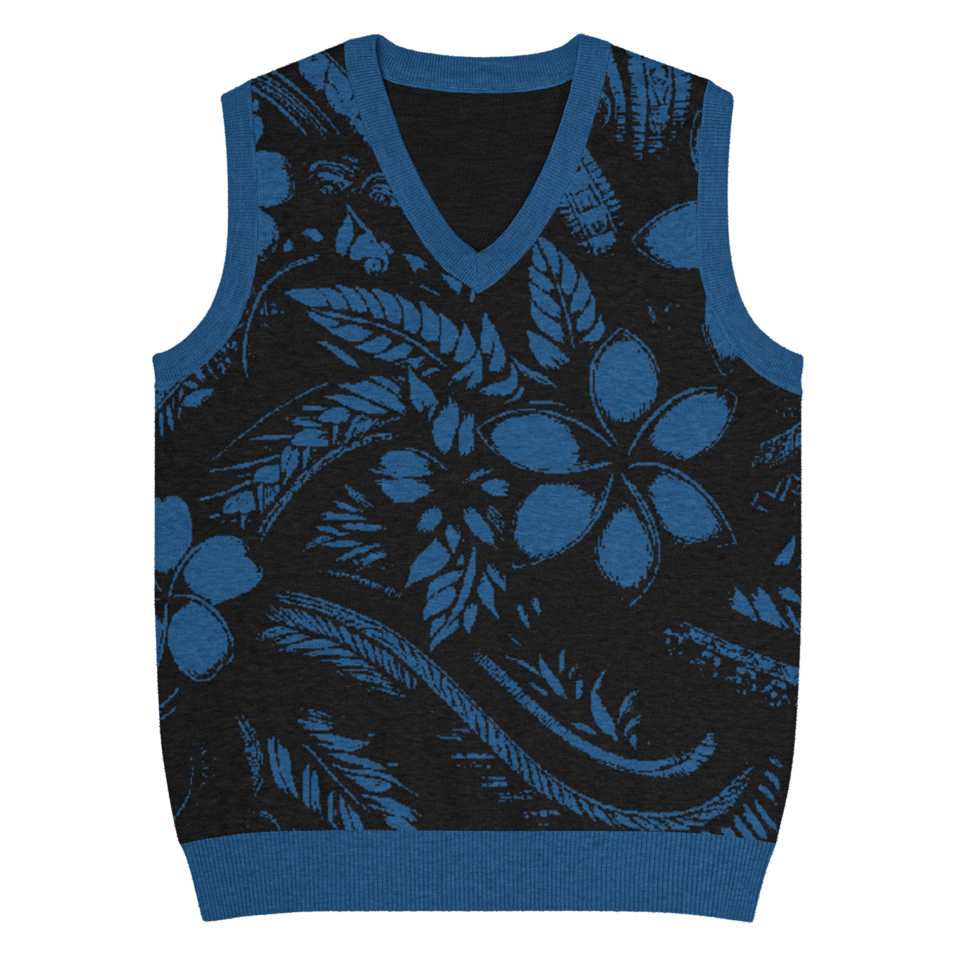 Pua 'Ele'ele Knit V-neck vest Knitted V-Neck Vest Pa'akai & Kukui L