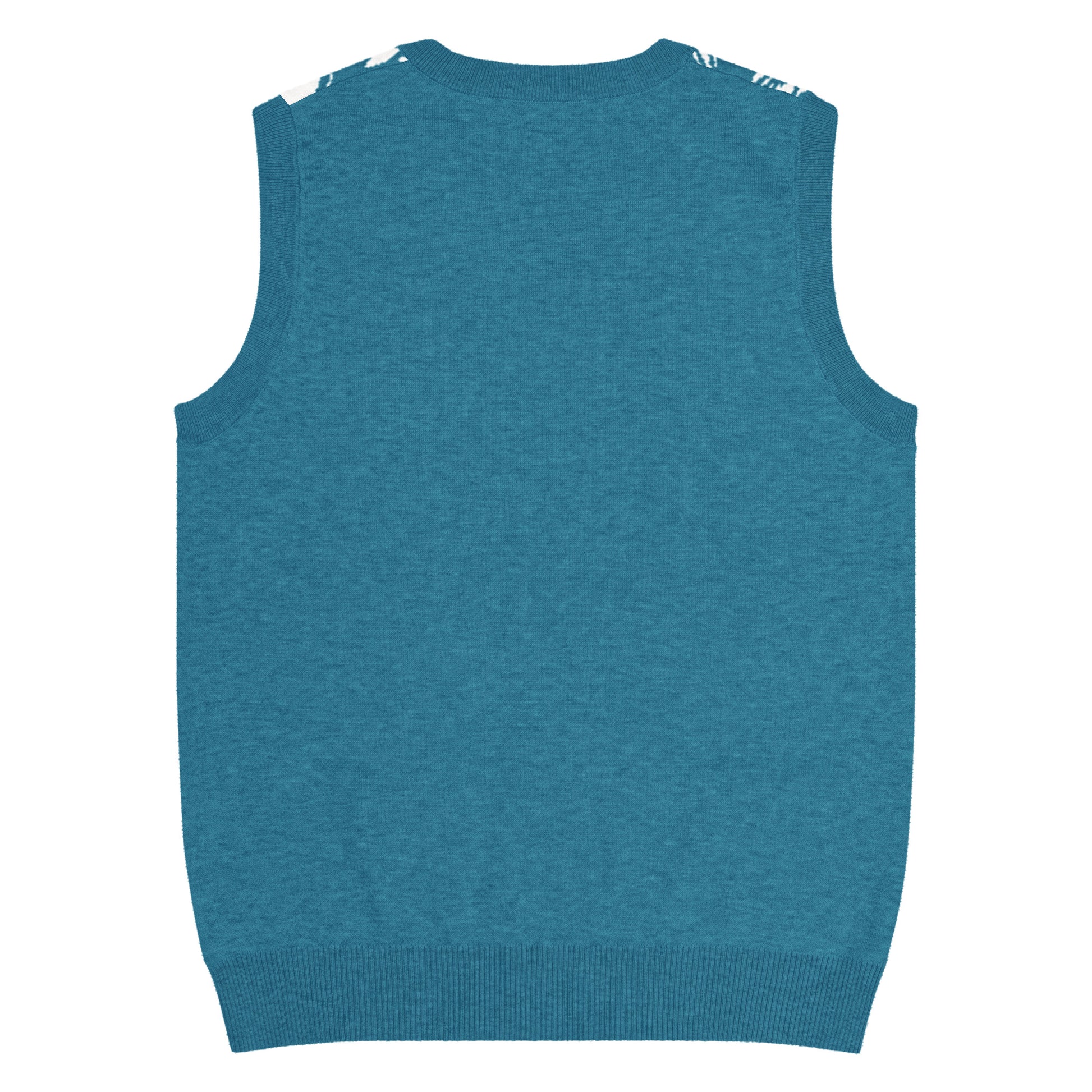 Loke Keʻokeʻo Knit V-neck vest Knitted V-Neck Vest Pa'akai & Kukui