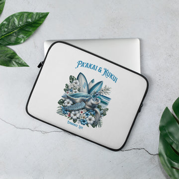 Blue Sea Turtle Laptop Sleeve 13" Laptop Sleeve Pa'akai & Kukui Default Title