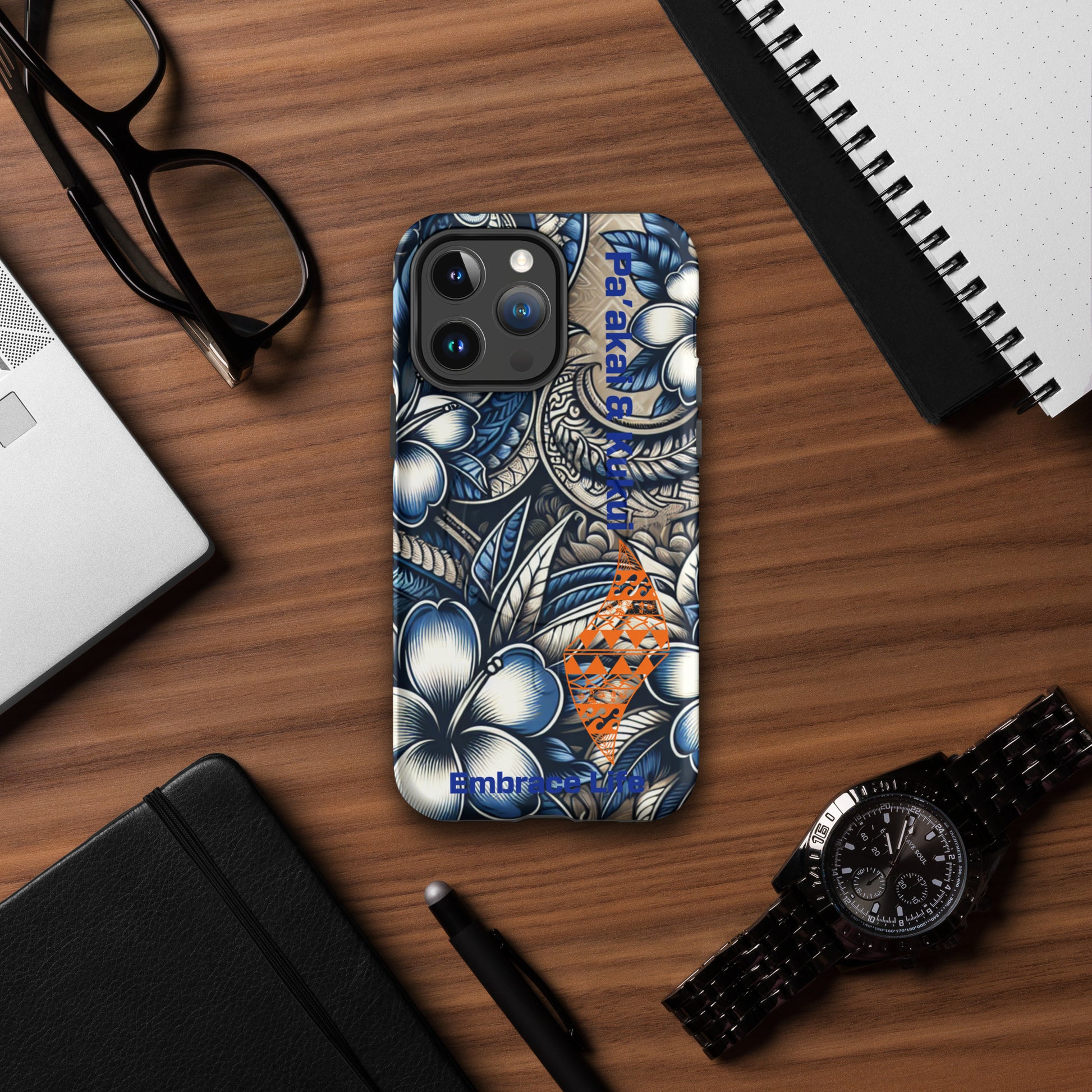 Aloha Hawai'i MagSafe® tough case for iPhone® Mobile Phone Case Pa'akai & Kukui iPhone 14 Pro Max