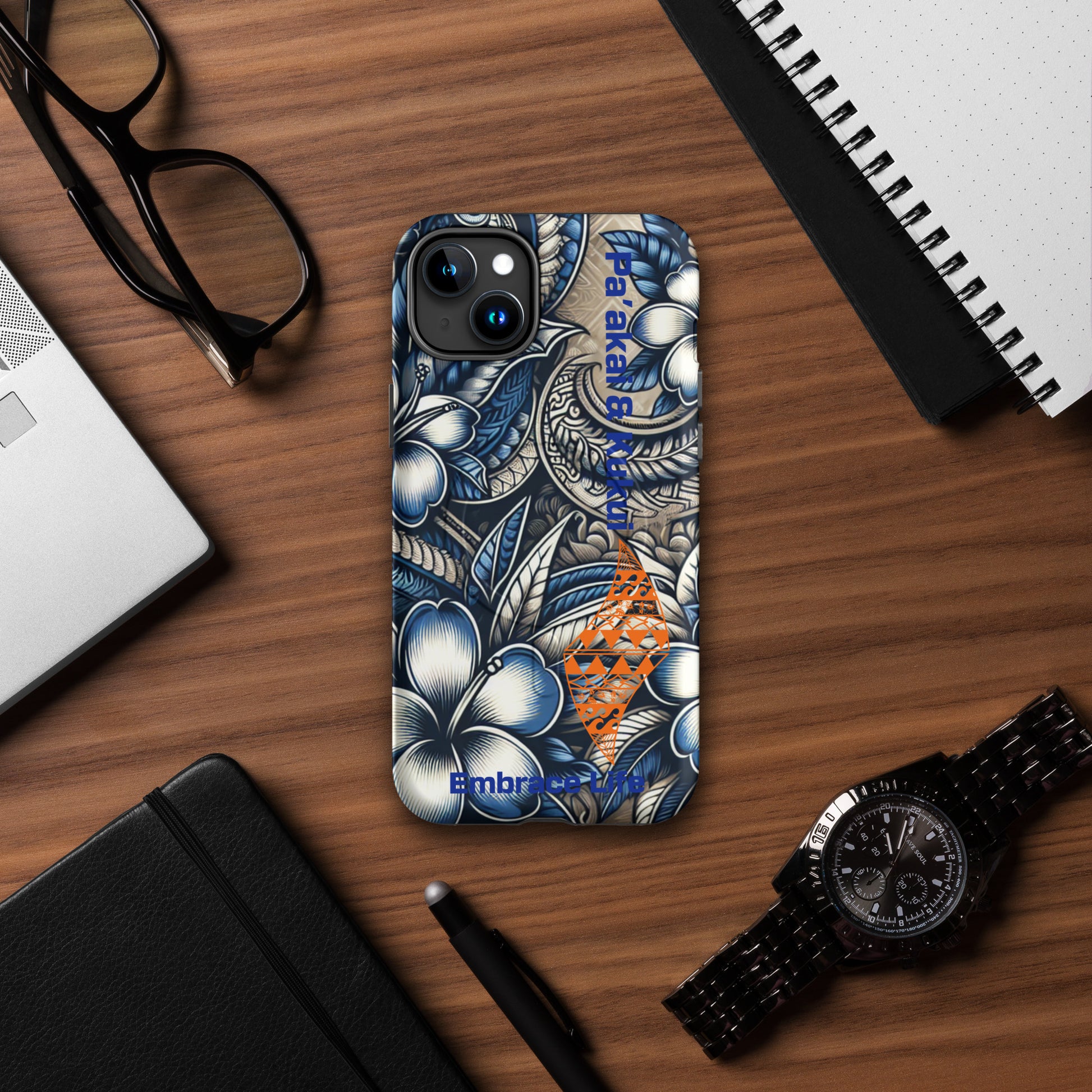 Aloha Hawai'i MagSafe® tough case for iPhone® Mobile Phone Case Pa'akai & Kukui iPhone 15 Plus