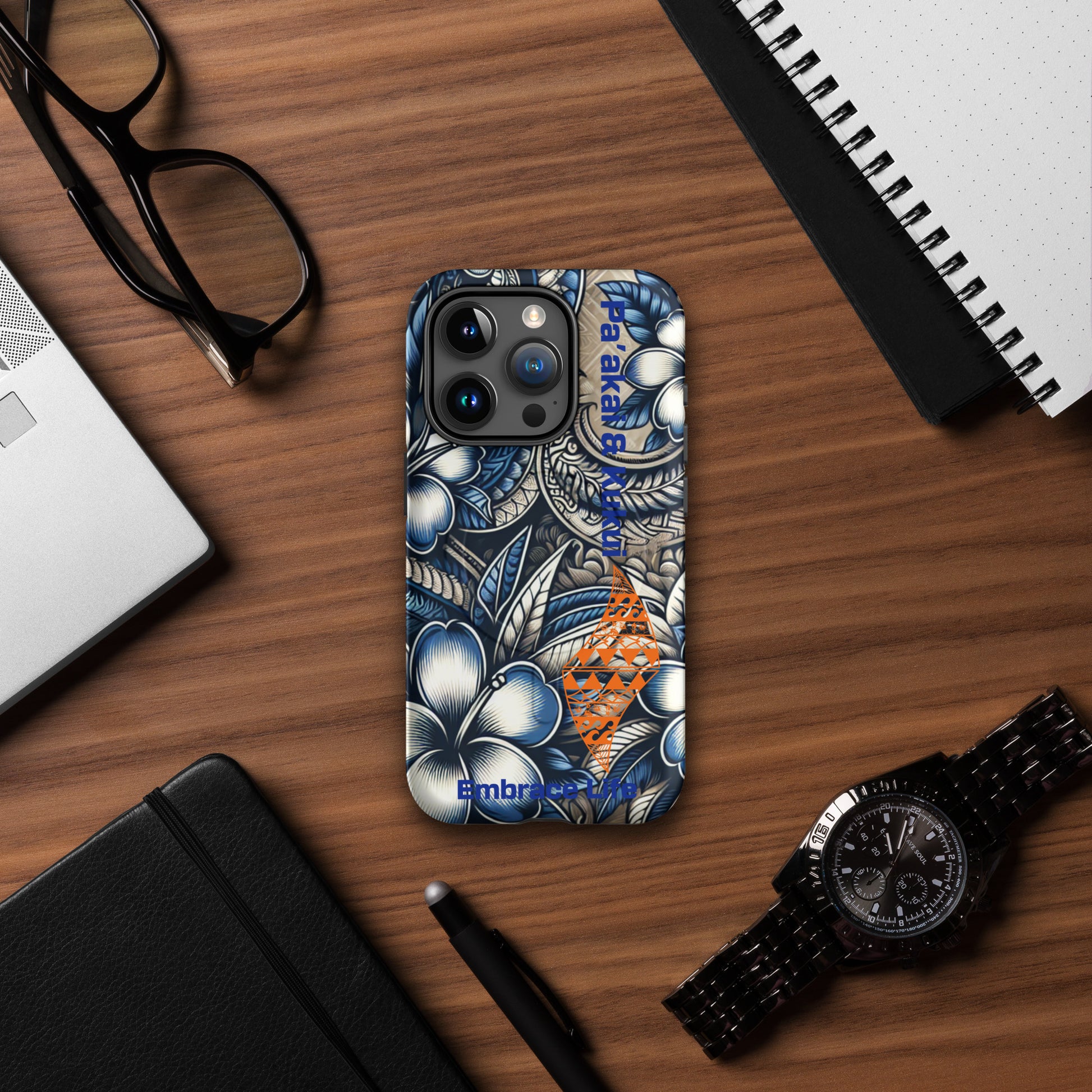 Aloha Hawai'i MagSafe® tough case for iPhone® Mobile Phone Case Pa'akai & Kukui iPhone 15 Pro