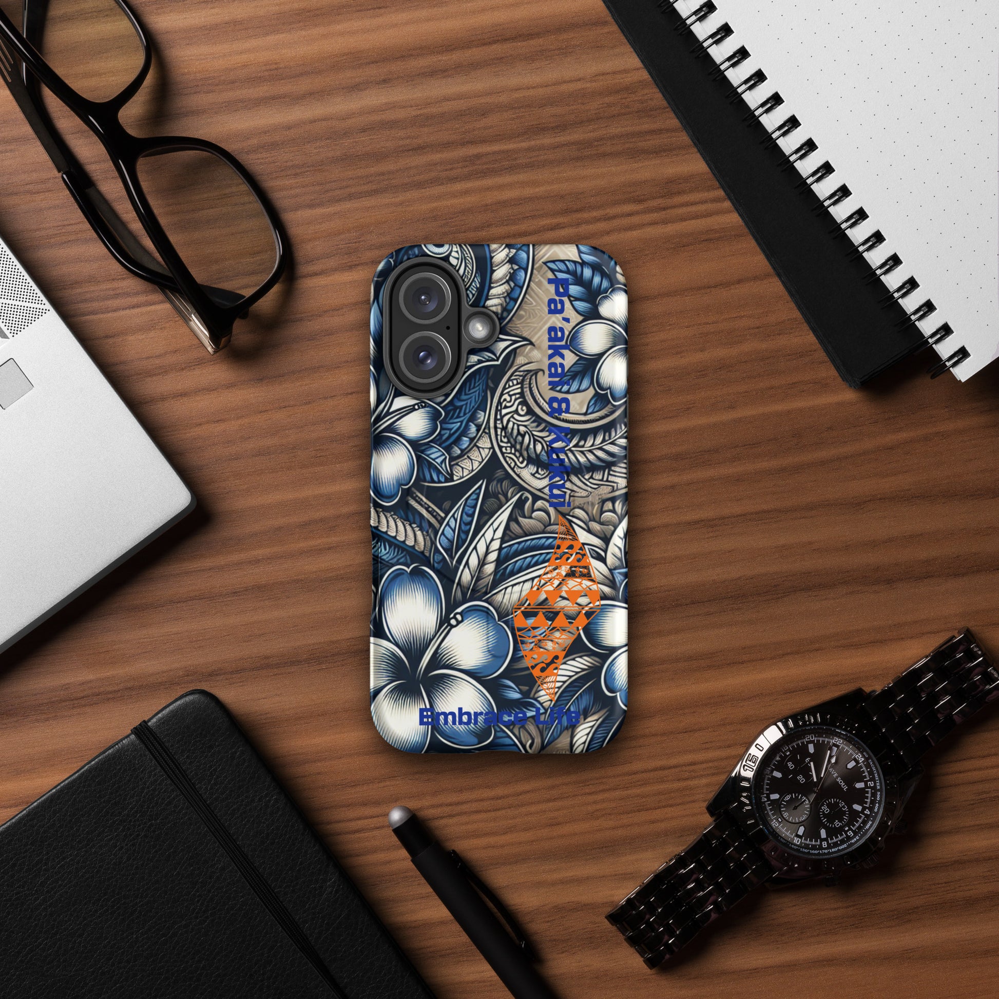 Aloha Hawai'i MagSafe® tough case for iPhone® Mobile Phone Case Pa'akai & Kukui iPhone 16