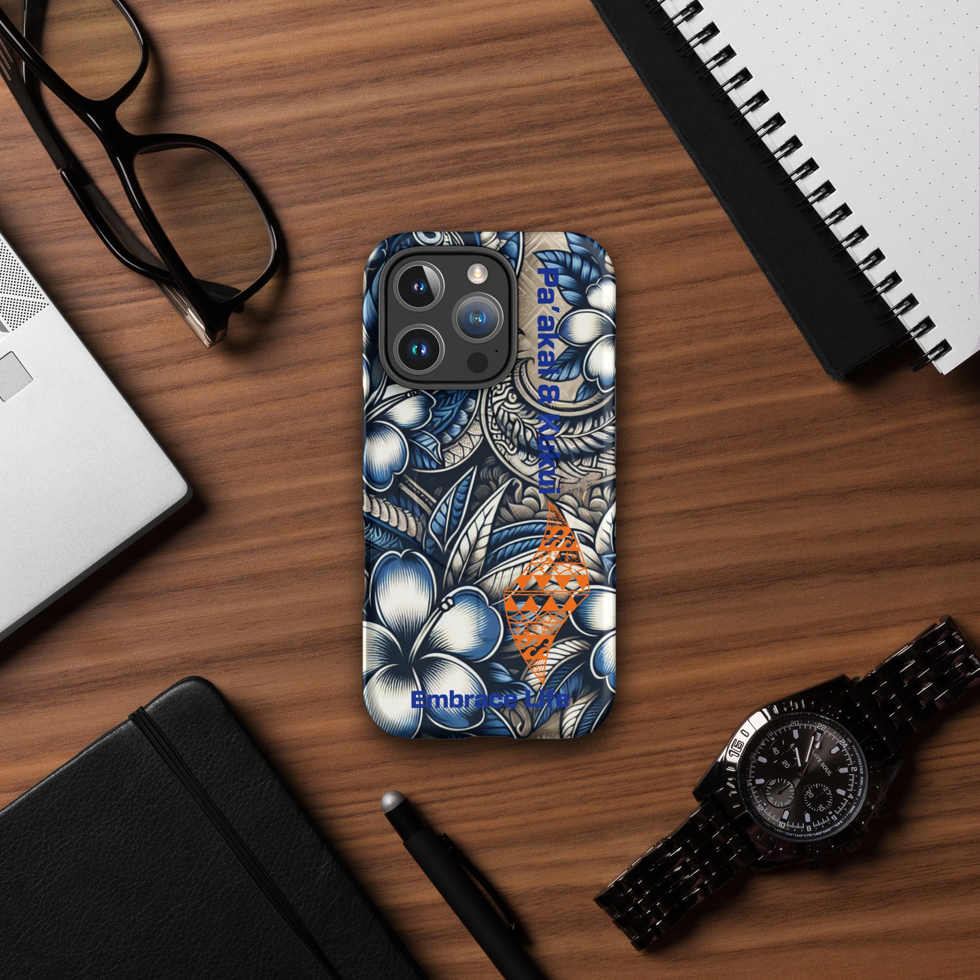 Aloha Hawai'i MagSafe® tough case for iPhone® Mobile Phone Case Pa'akai & Kukui iPhone 16 Pro